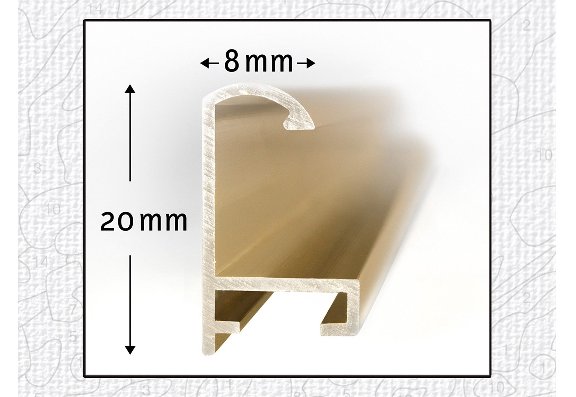 Schipper Bilderrahmen »Malen nach cm, goldfarben«, in 40x50 Made Zahlen, Germany online kaufen