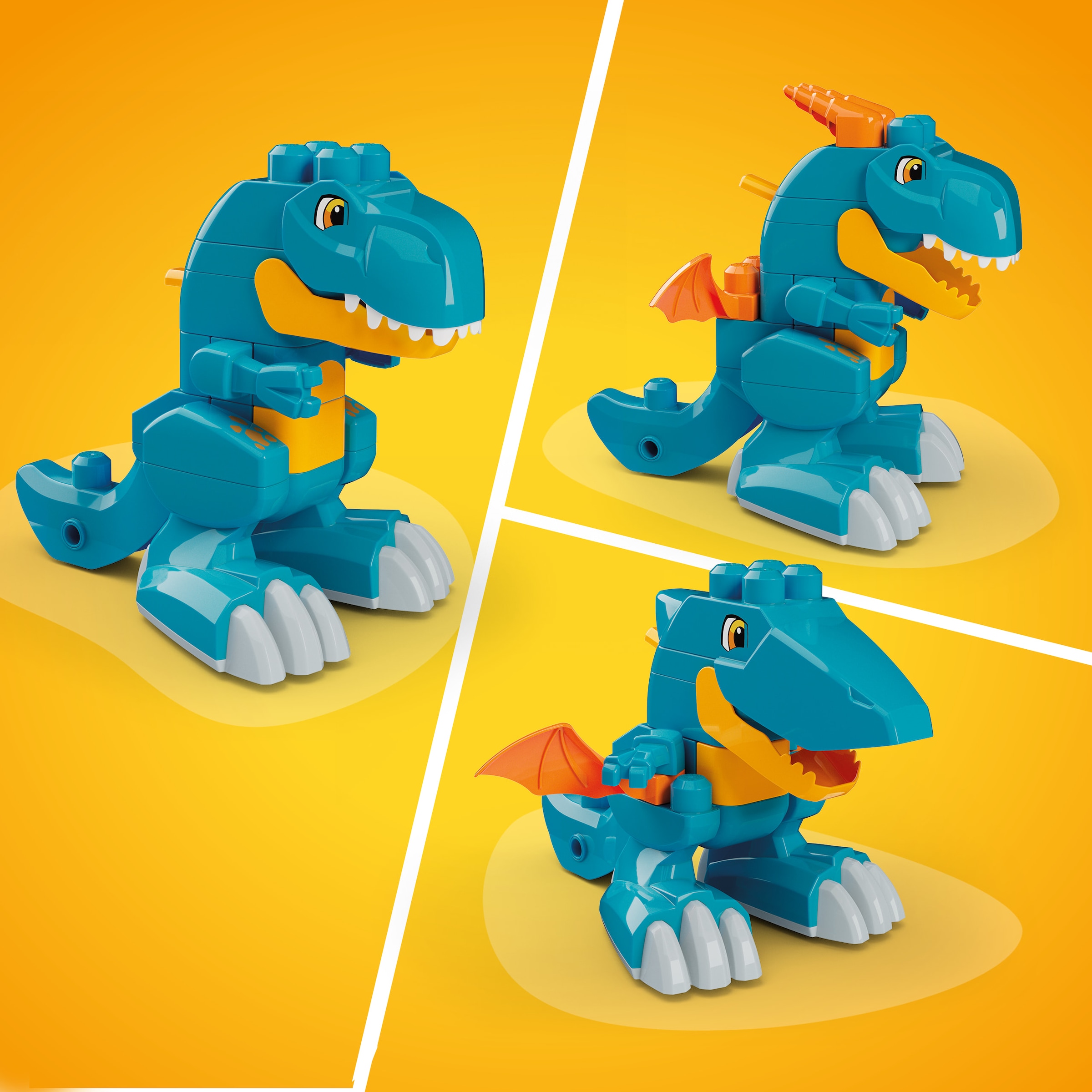 MEGA BLOKS Spielbausteine »MEGA BLOKS Bau- und Beiß-Dino«