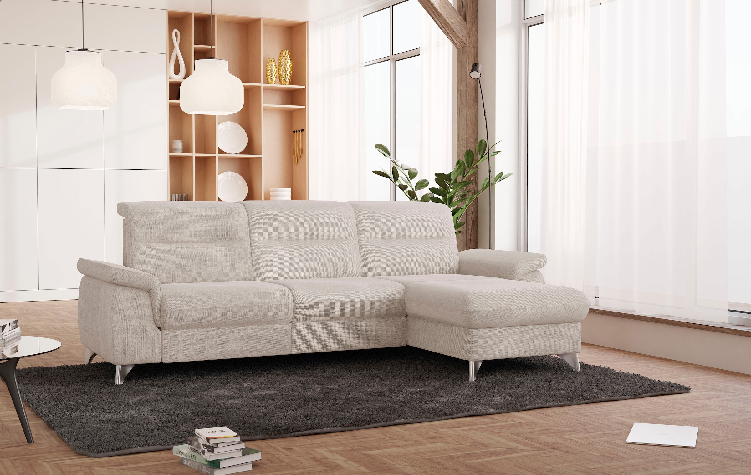 sit&more Ecksofa »Astoria L-Form«, wahlweise mit motorischer Relaxfunktion günstig online kaufen