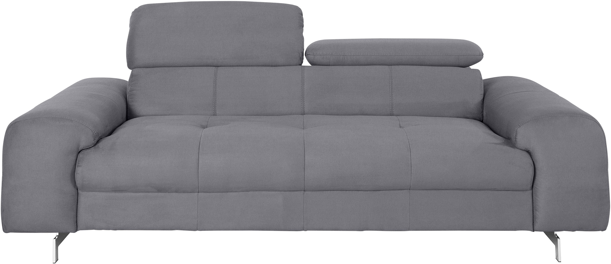 COTTA 3-Sitzer »Chef«, Big-Sofa mit Kopfteilverstellung, edle Metallkufen günstig online kaufen