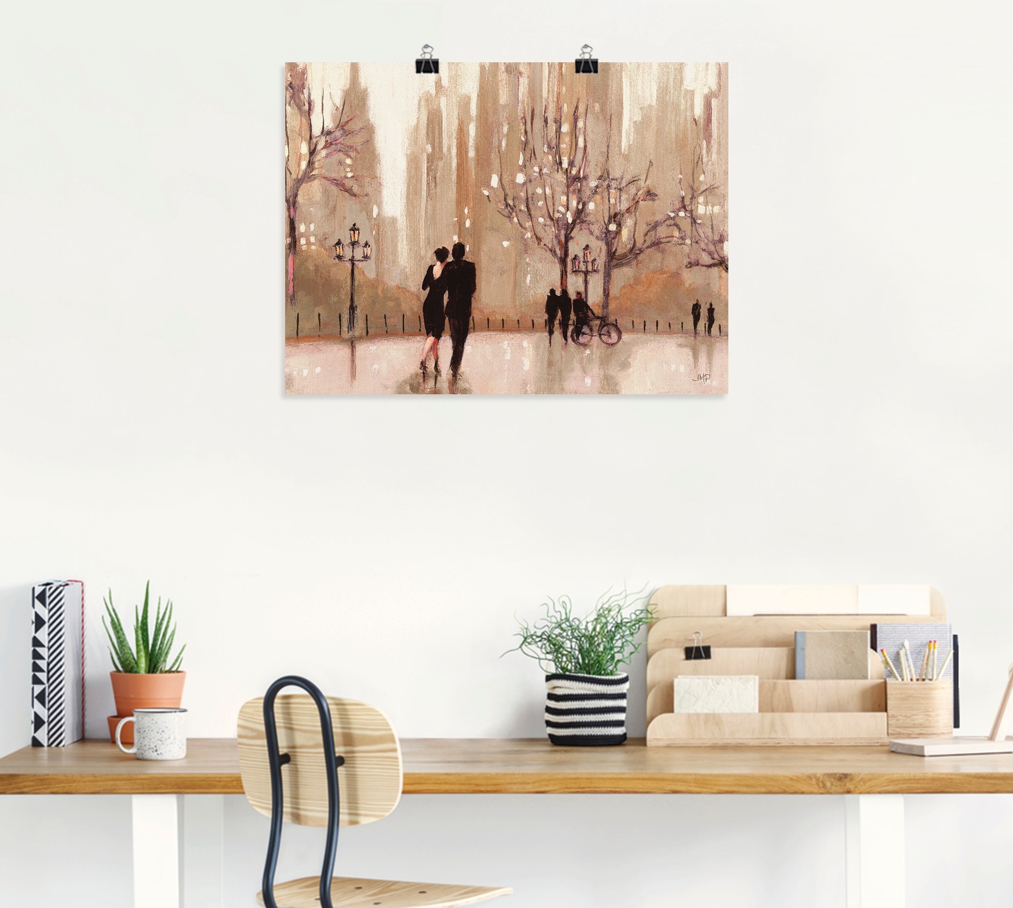 Artland Wandbild »Ein Abend in der Natur«, Paar, (1 St.), als Leinwandbild, Poster, Wandaufkleber in verschied. Größen