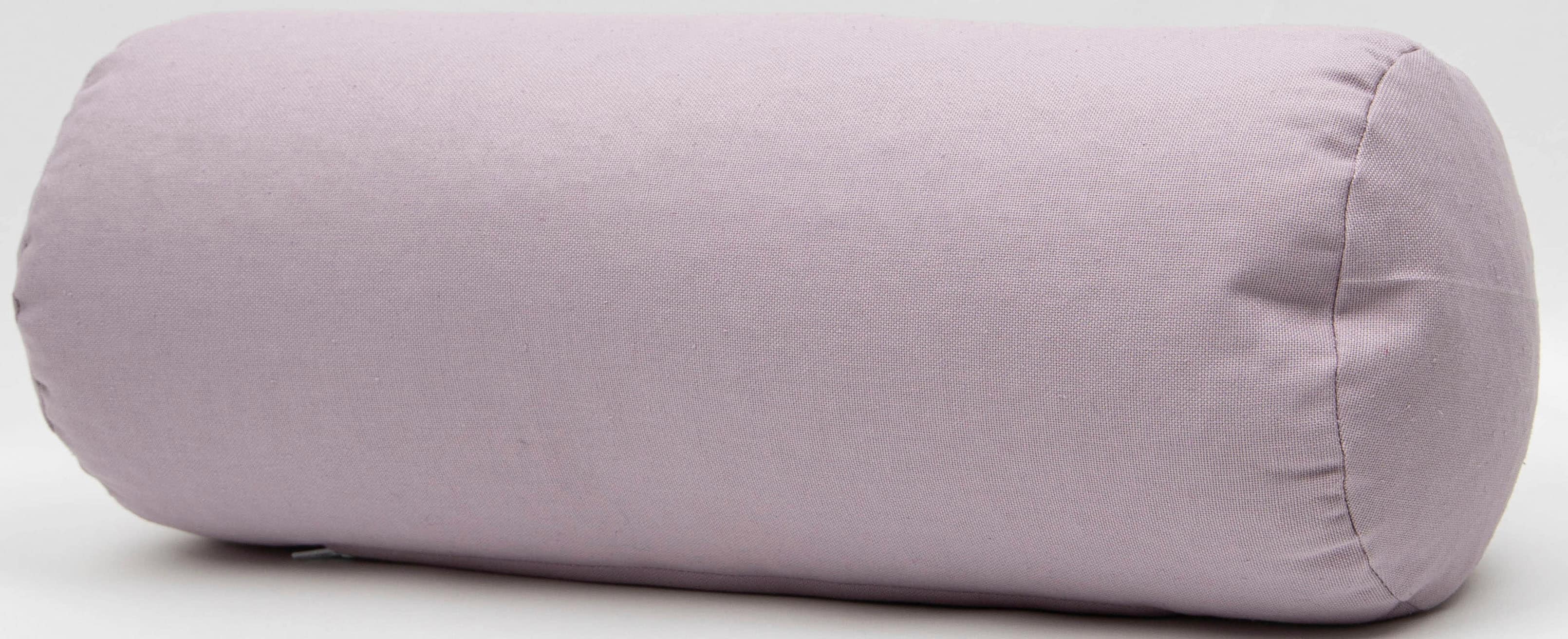 Nackenrolle „Nackenrolle mit Lavendelblüten und Dinkelspelz gefüllt“, (1 tlg.), violett B/H/L: 15 cm x 15 cm x 40 cm