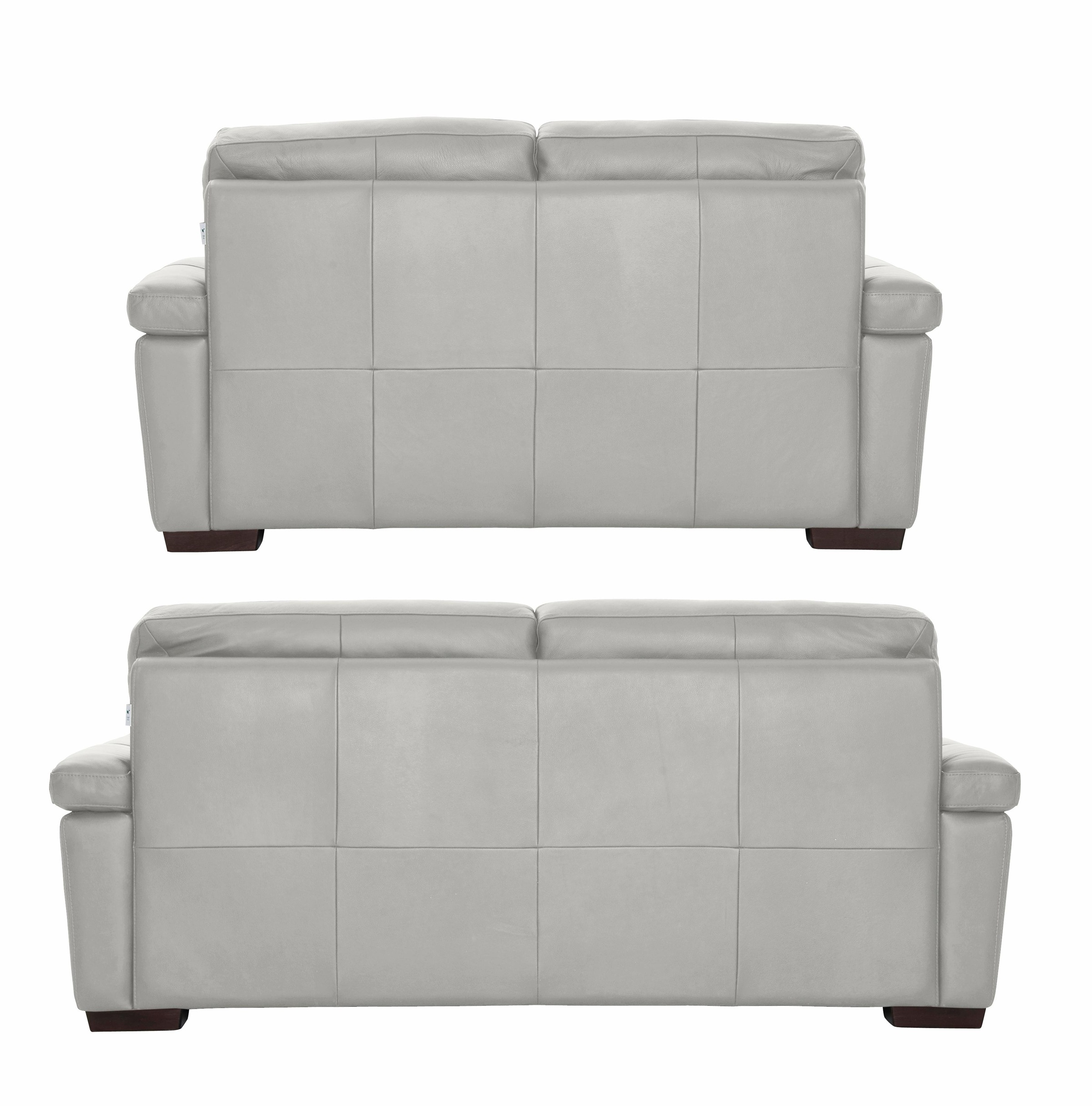 CALIA ITALIA Polstergarnitur »Gaia, hochwertige Garnitur aus 2-Sitzer und 3-Sitzer, edles Design« Set, 2 Stk. tlg. Ledergarnitur, in zwei hochwertigen Lederqualitäten