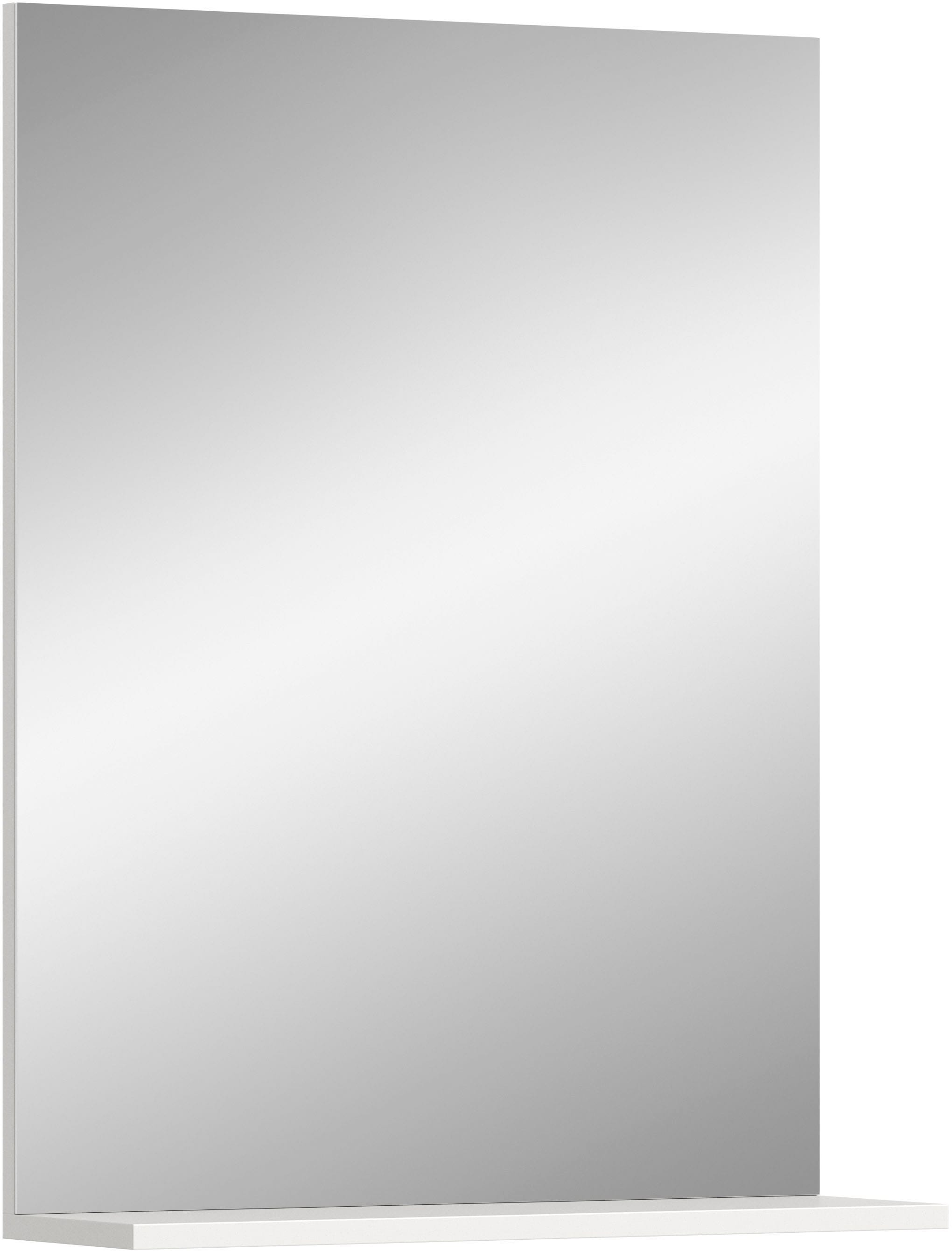 welltime Badspiegel »SIENA, Breite 60cm, 1 Ablageboden, hochwertiges Spiegelglas« in verschiedenen Farben erhältlich, Badmöbel, Spiegel, Badezimmer