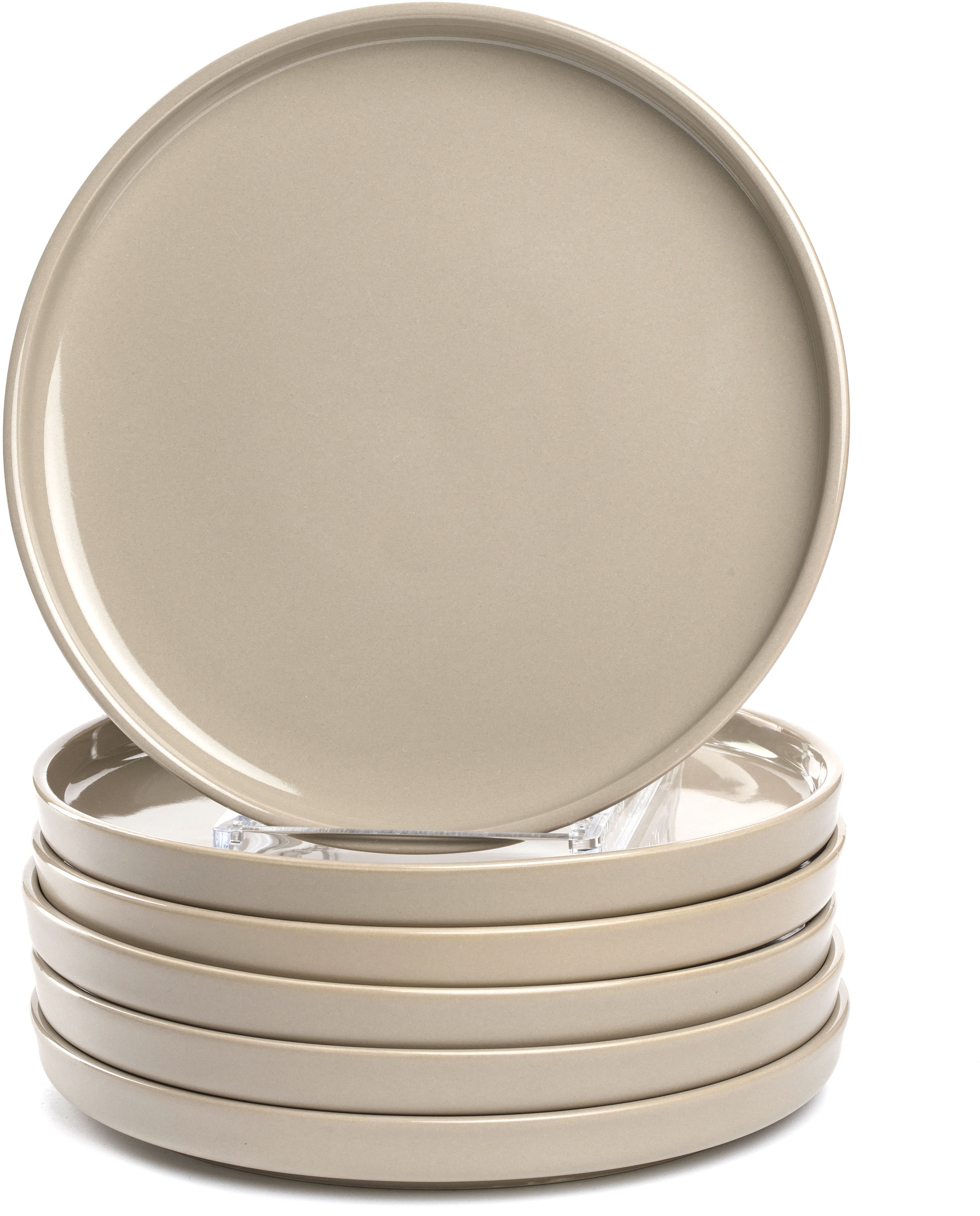 LEONARDO Teller-Set »Speiseteller ROMA, Keramikteller, ca. 22 cm, 6-teilig« günstig online kaufen