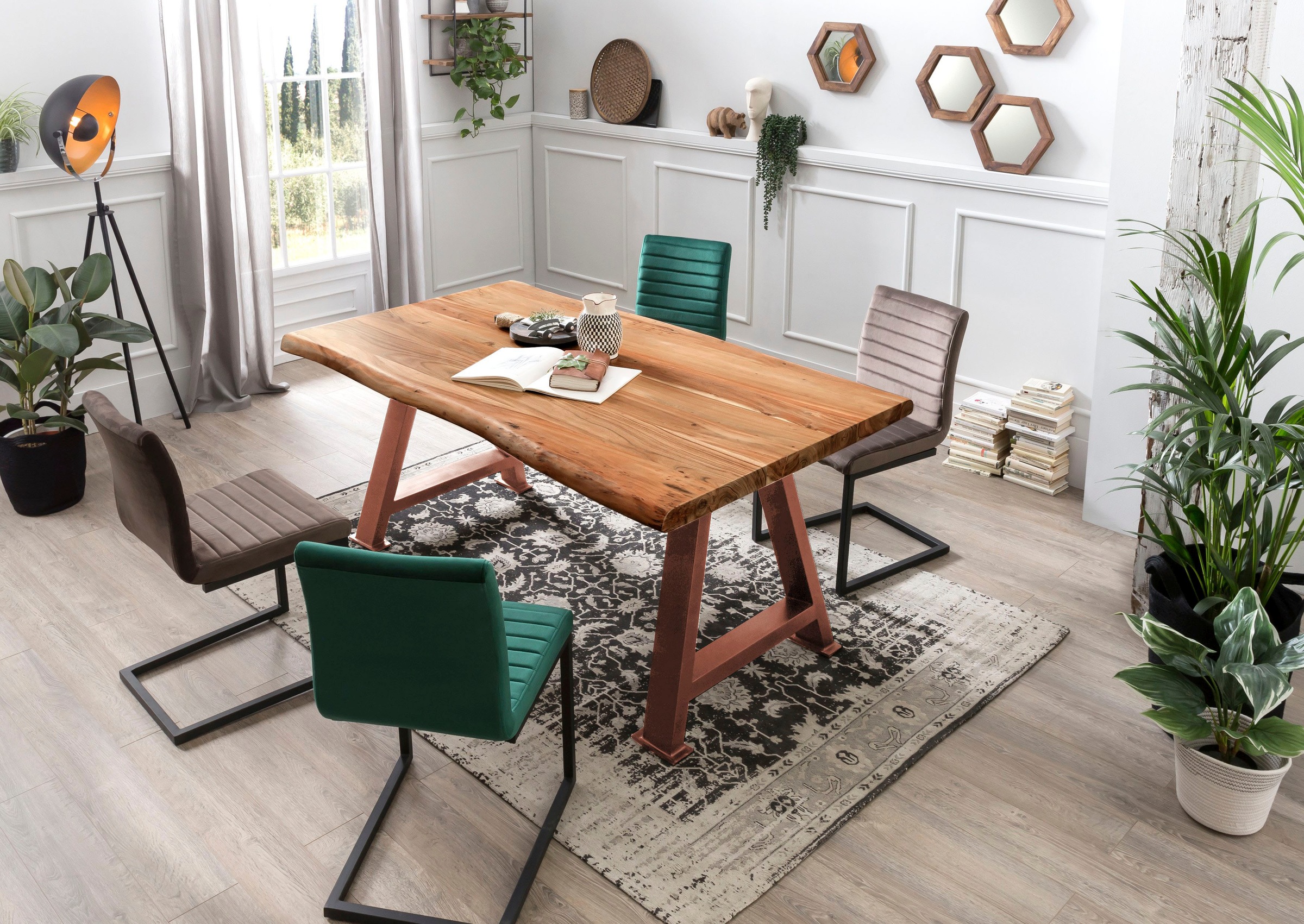 SIT Esstisch »Tops&Tables«, mit Baumkante wie gewachsen