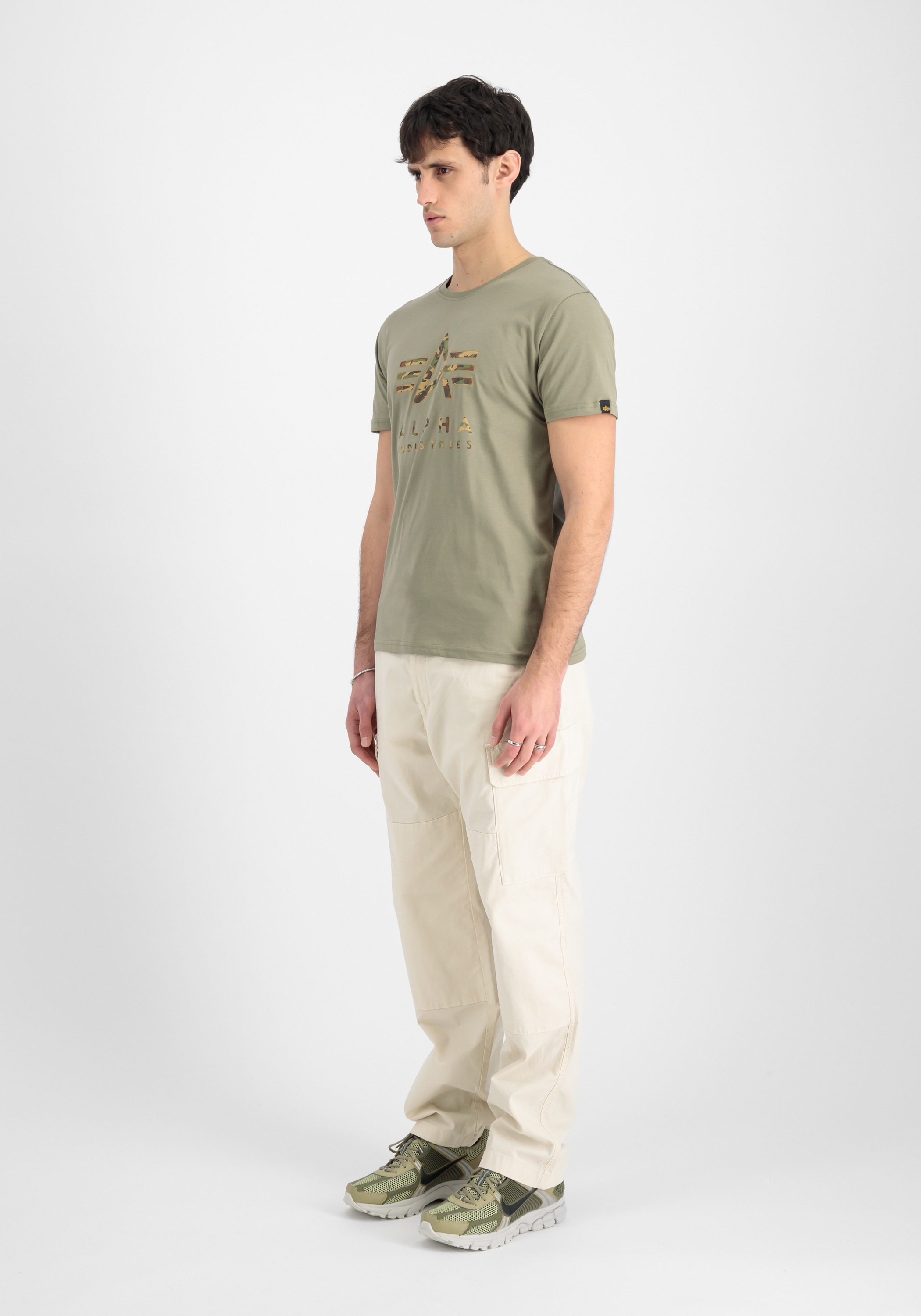 Alpha Industries T-Shirt »Alpha Industries Men - T-Shirts Camo Puff Print T«