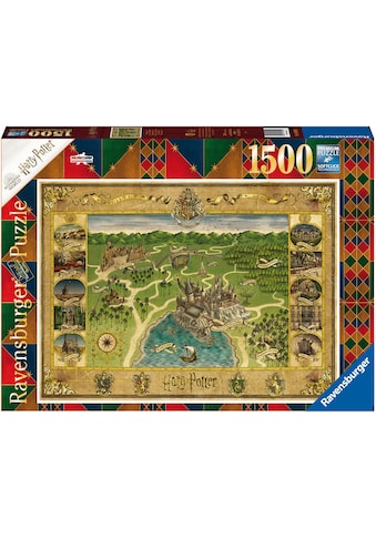 Puzzle »Hogwarts Karte«