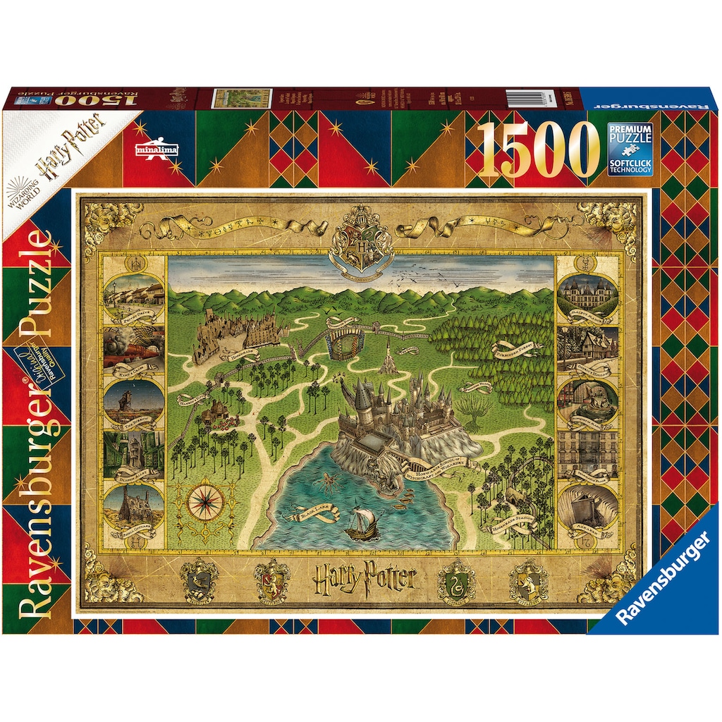 Ravensburger Puzzle »Hogwarts Karte«