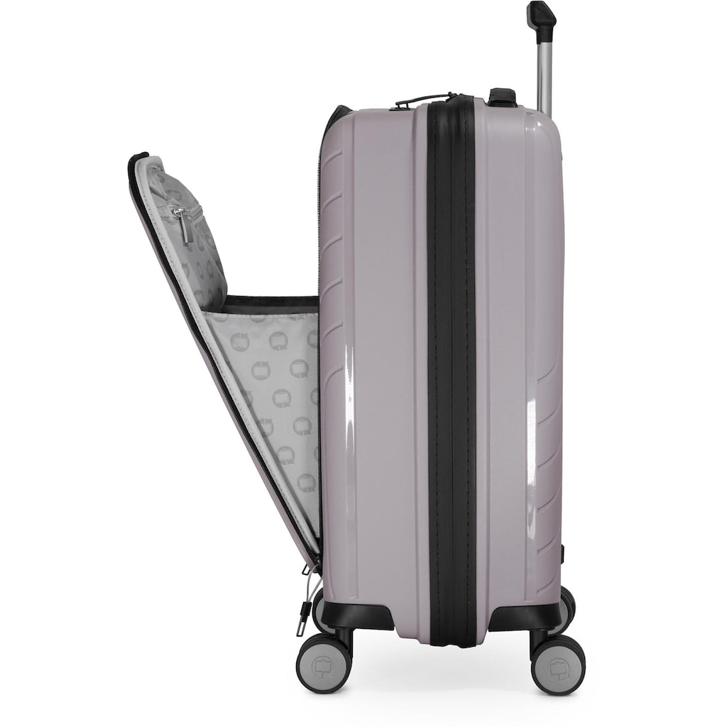 Hauptstadtkoffer Hartschalen-Trolley »TXL, Vintage Silber, 55 cm«, 4 Rollen