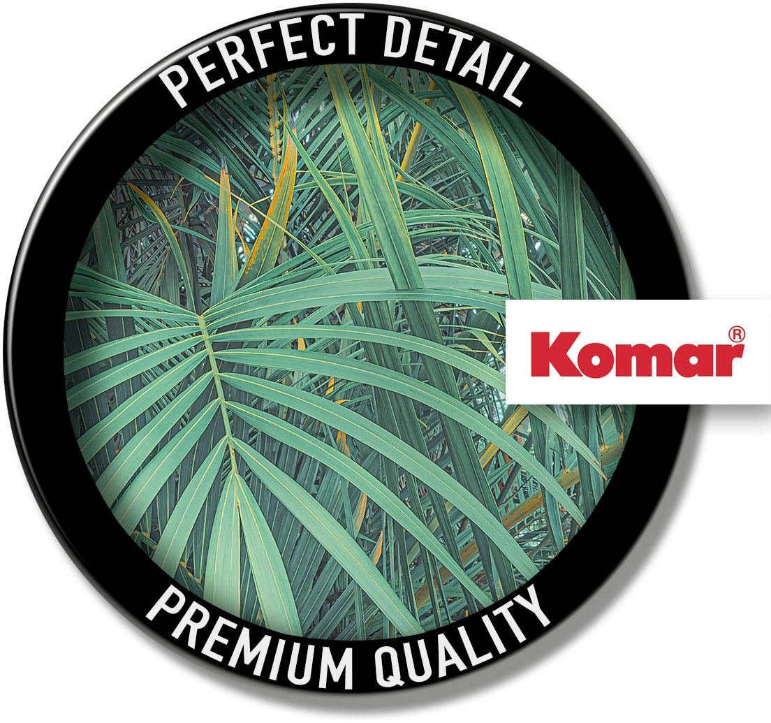 Komar Fototapete »Digitaldruck Vlies - Foggy Fern - Größe 400 x 250 cm«, bedruckt, Wohnzimmer, Schlafzimmer