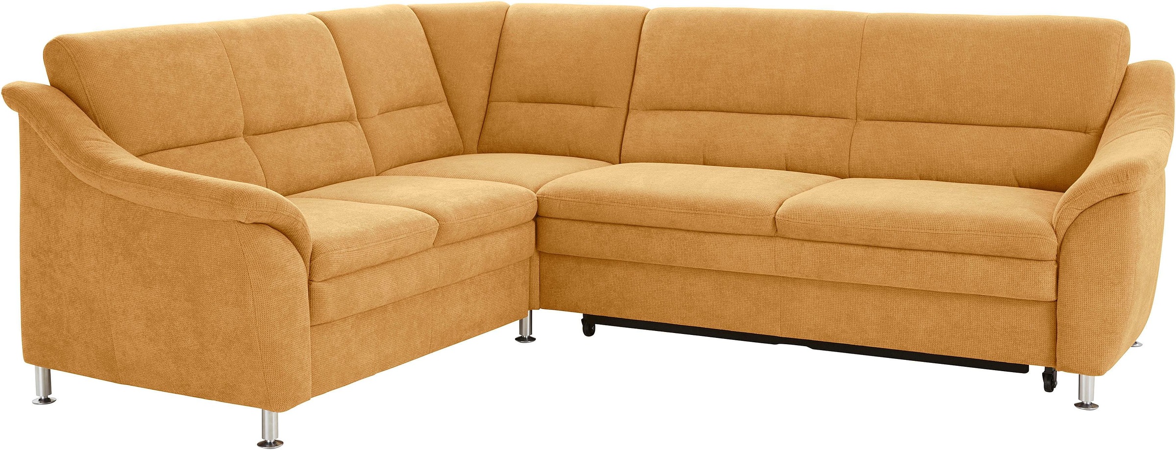 sit&more Ecksofa »Cardoso L-Form«, mit Federkern, wahlweise mit Bettfunktion und Schubkasten