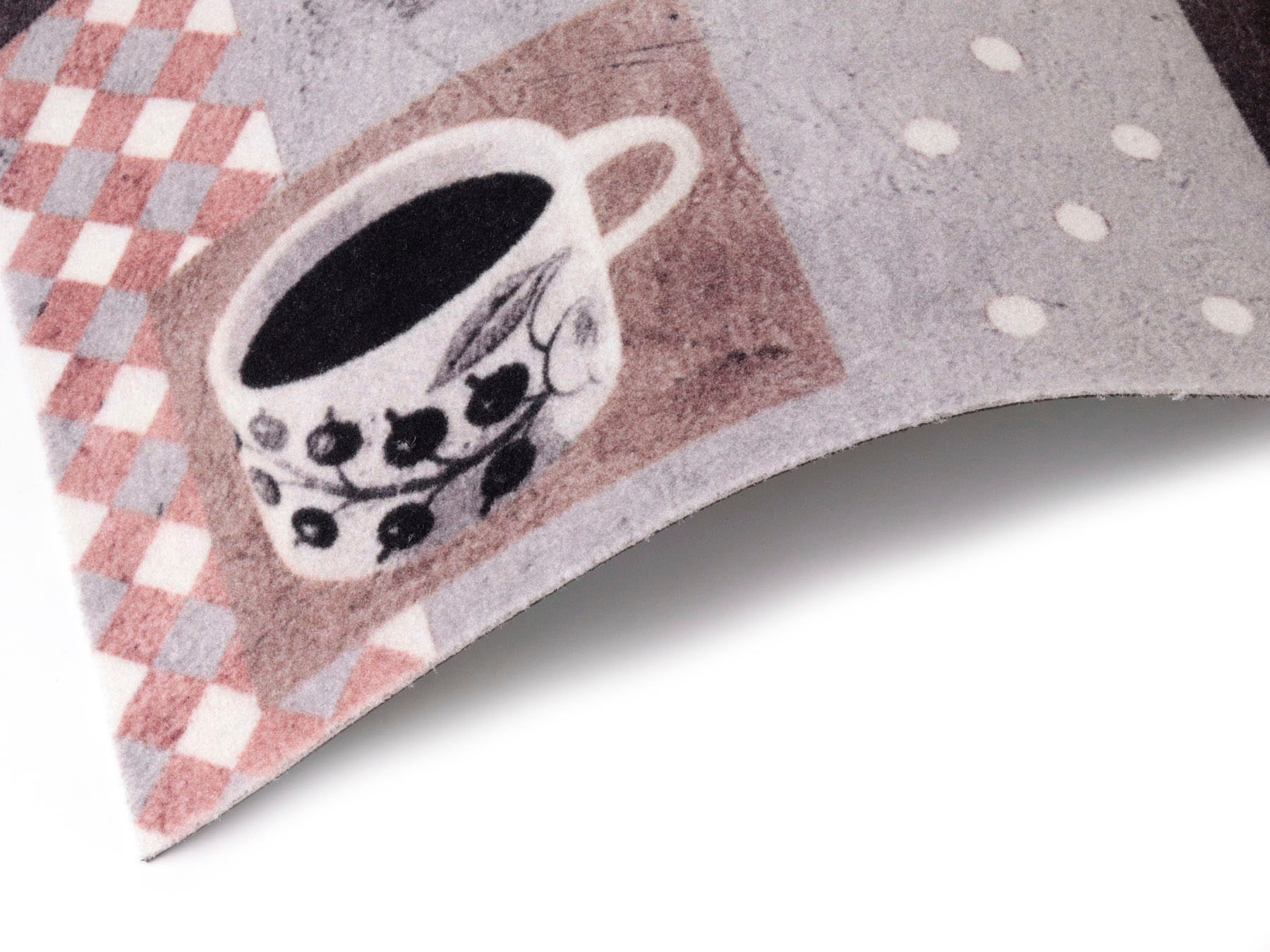 Primaflor-Ideen in Textil Küchenläufer »BON CAFE, Made in Belgium«, rechteckig, 5 mm Höhe, mit Schriftzug & Motiv Kaffee, rutschhemmend, waschbar, Küche