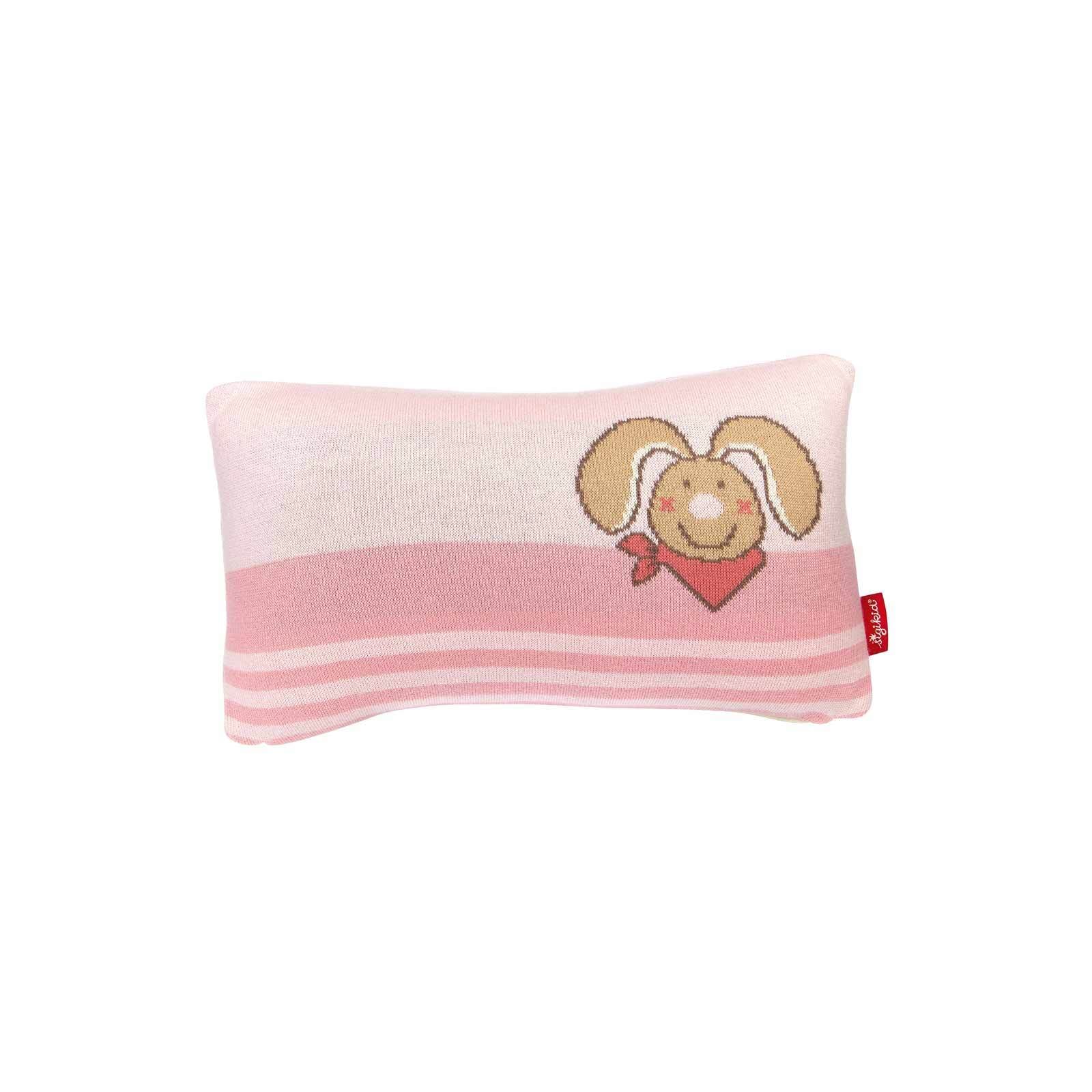 Sigikid Kopfkissen »Baby Strickkissen Hase DubbiDuu 20 x 10 x 35 rosa«, (1 günstig online kaufen