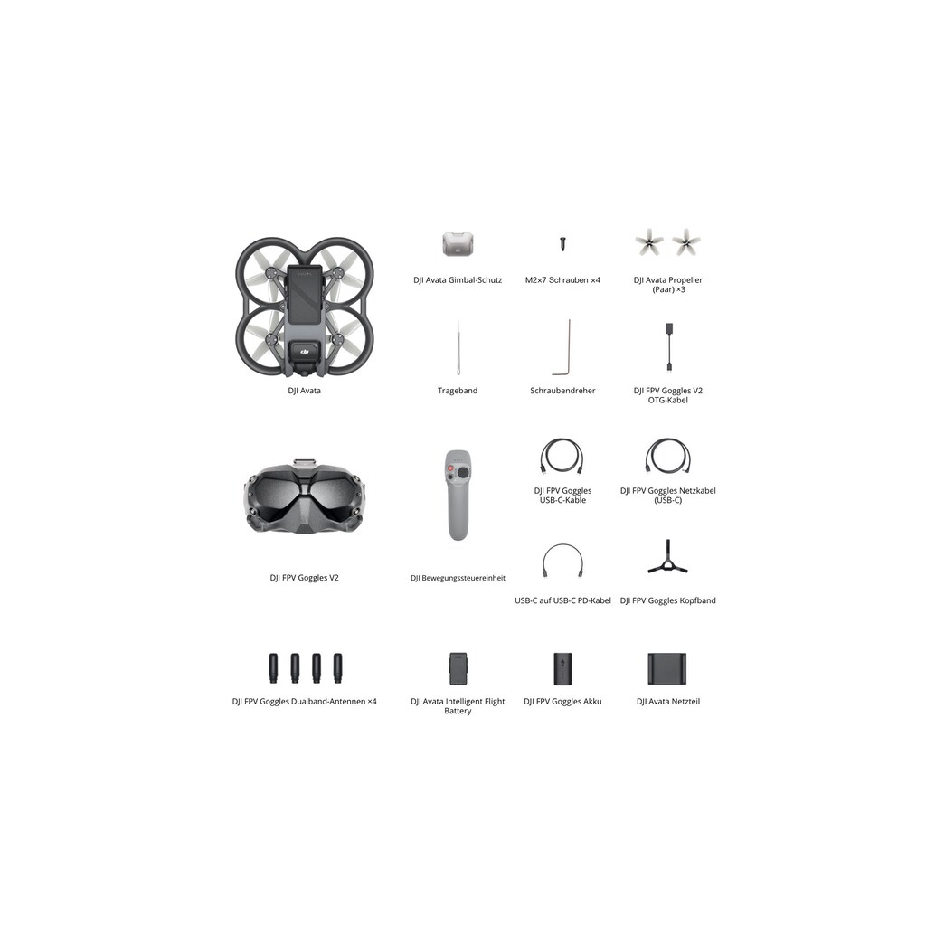 DJI Drohne »Avata Fly Smart Combo«