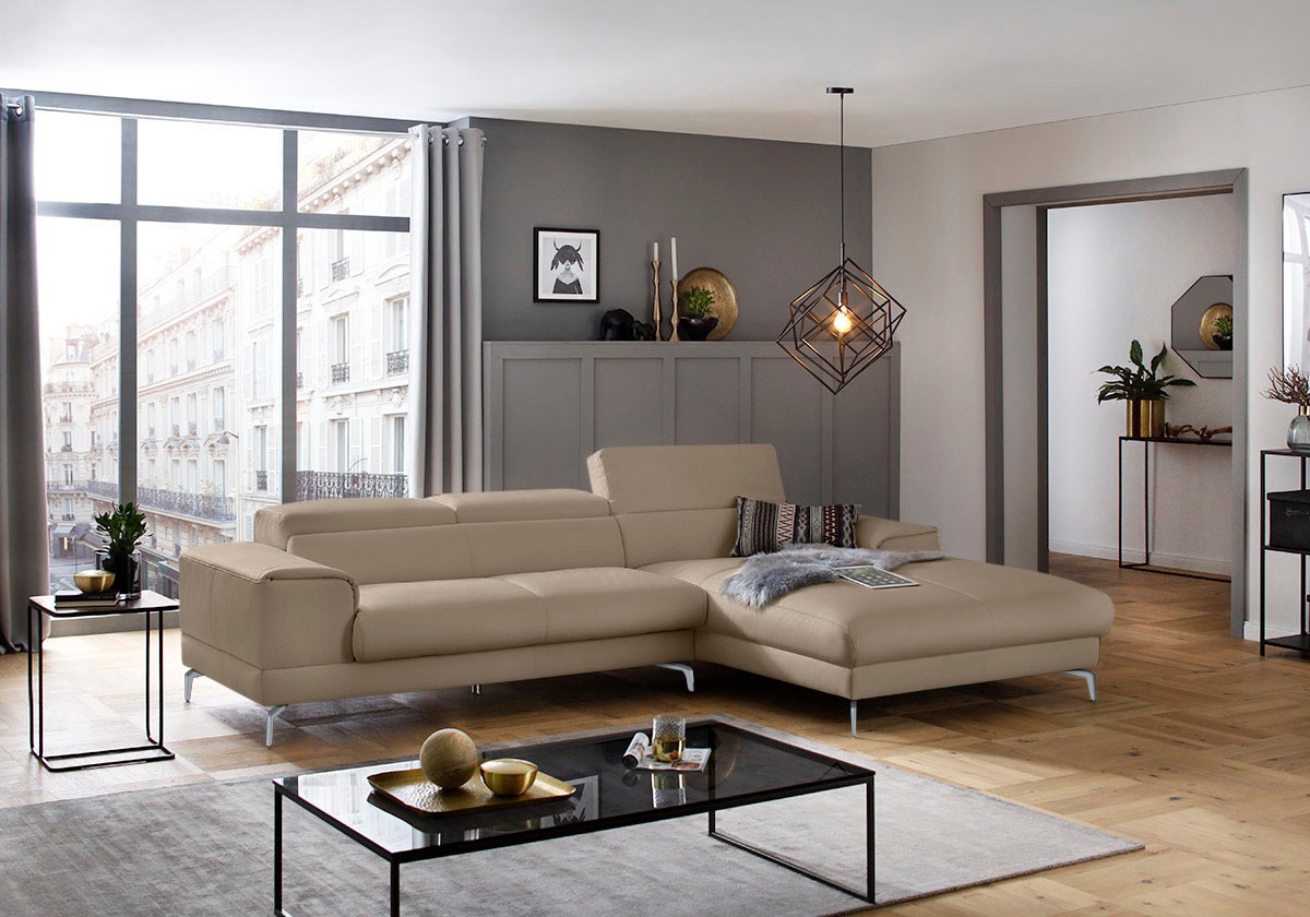 W.SCHILLIG Ecksofa »piedroo, Designsofa mit tollem Sitzkomfort, bequem und günstig online kaufen