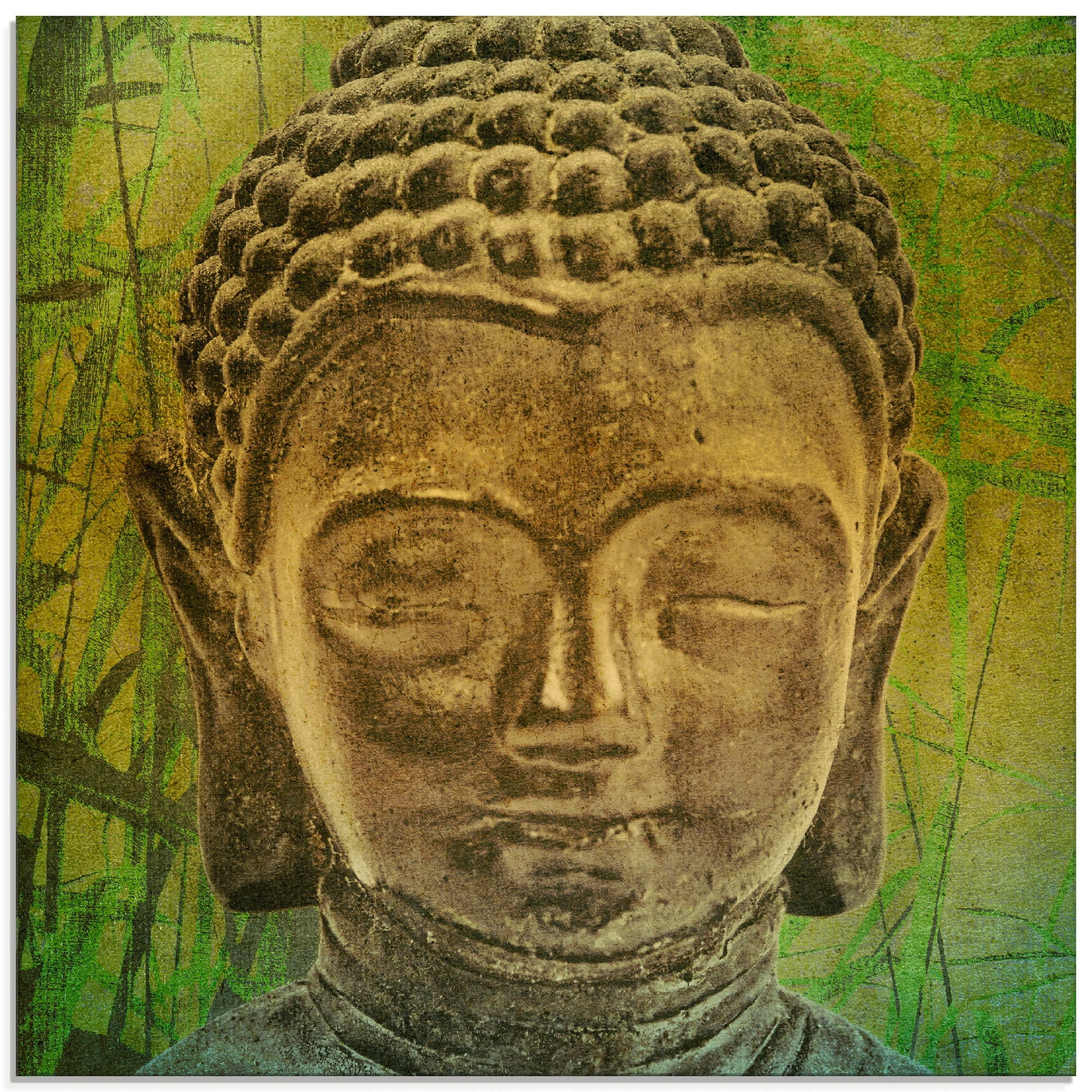 Artland Glasbild »Buddha II«, Religion, (1 St.), in verschiedenen Größen günstig online kaufen