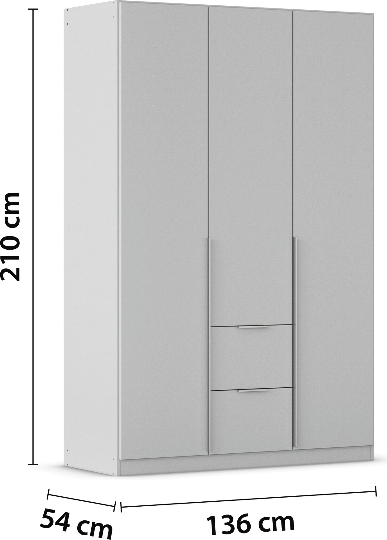 rauch Drehtürenschrank »Kleiderschrank Schrank Garderobe AGORDO mit Dekor- oder Hochglanzfront«, mit Außenschubkästen, in 6 Breiten und 2 Höhen MADE IN GERMANY
