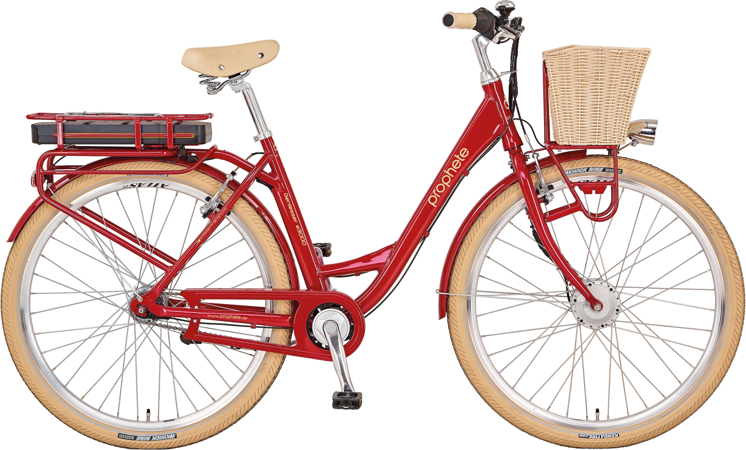 mit Gang, »Geniesser Shimano, e3000«, online Frontmotor Fahrradkorb Nexus, Prophete 7 250 kaufen E-Bike W,