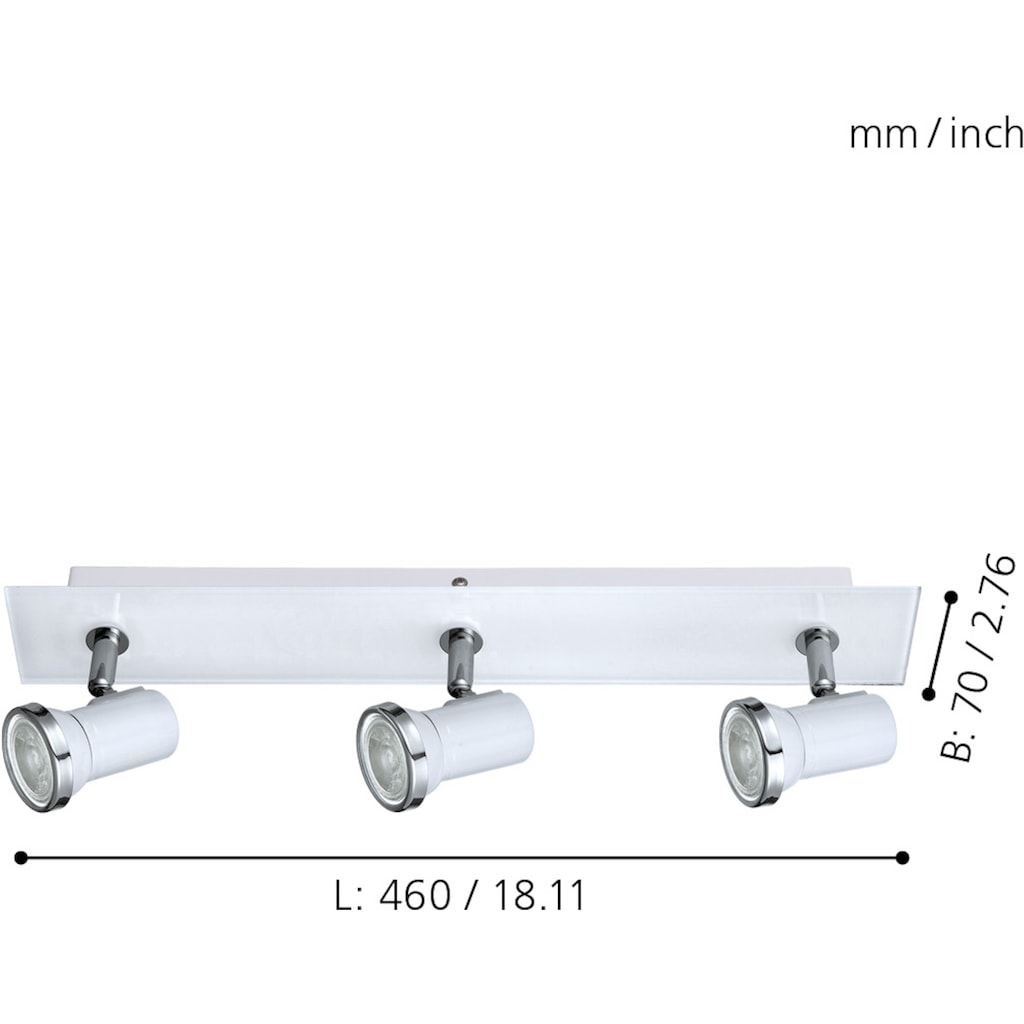 EGLO Deckenstrahler »TAMARA«, 3 flammig-flammig