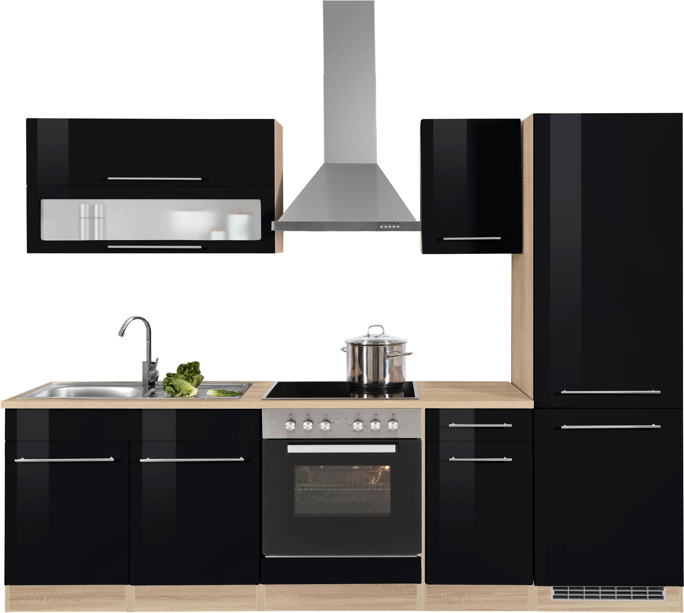 KOCHSTATION Küchenzeile »KS-Eton«, mit E-Geräten, Breite 270 cm günstig online kaufen