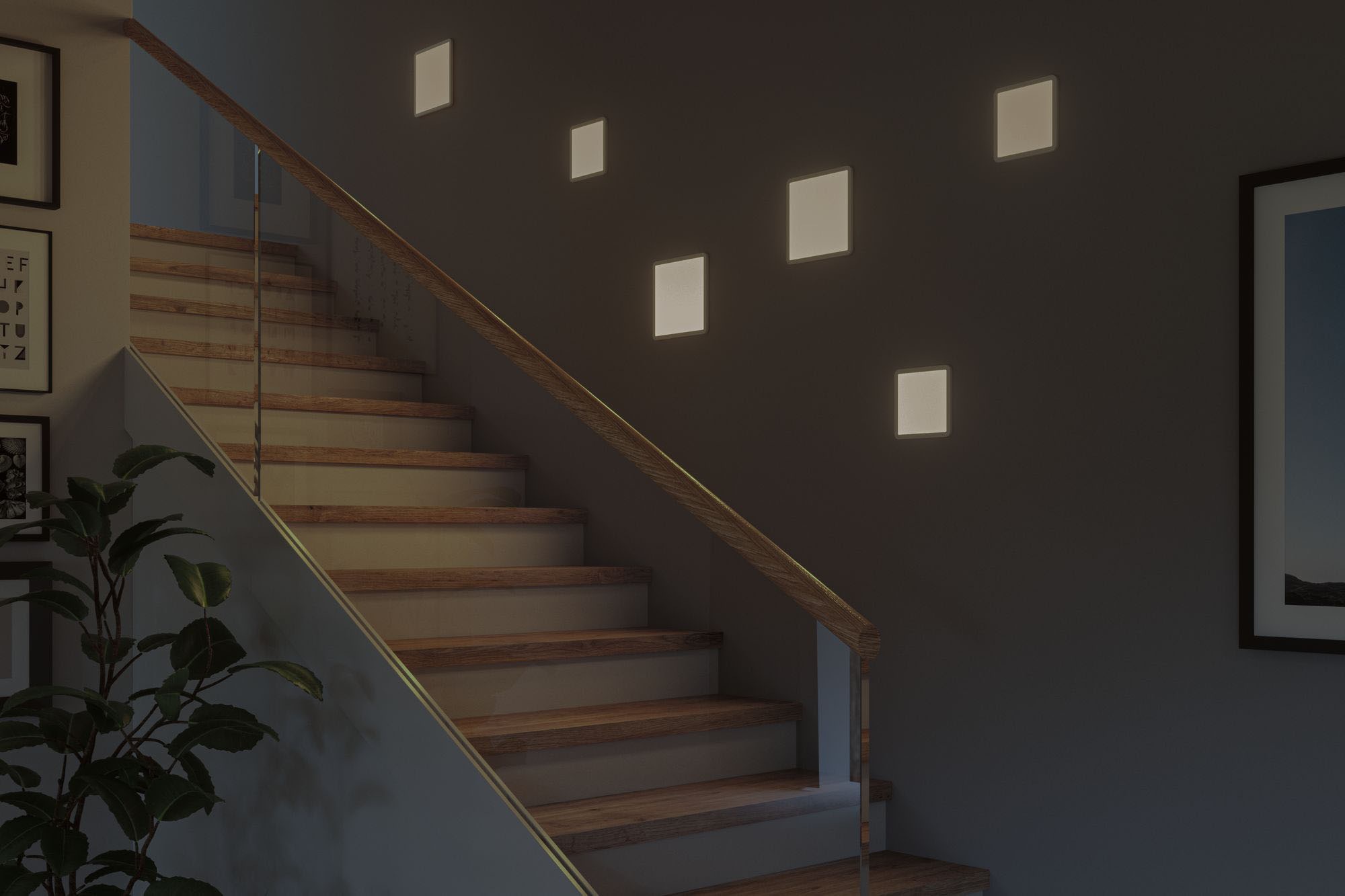 Paulmann LED Bad-Einbauleuchte »Areo«, Schutzart IP44, 3-Stufen-dimmbar, Gr. 23 x 23 cm, inkl. LED-Leuchtmittel