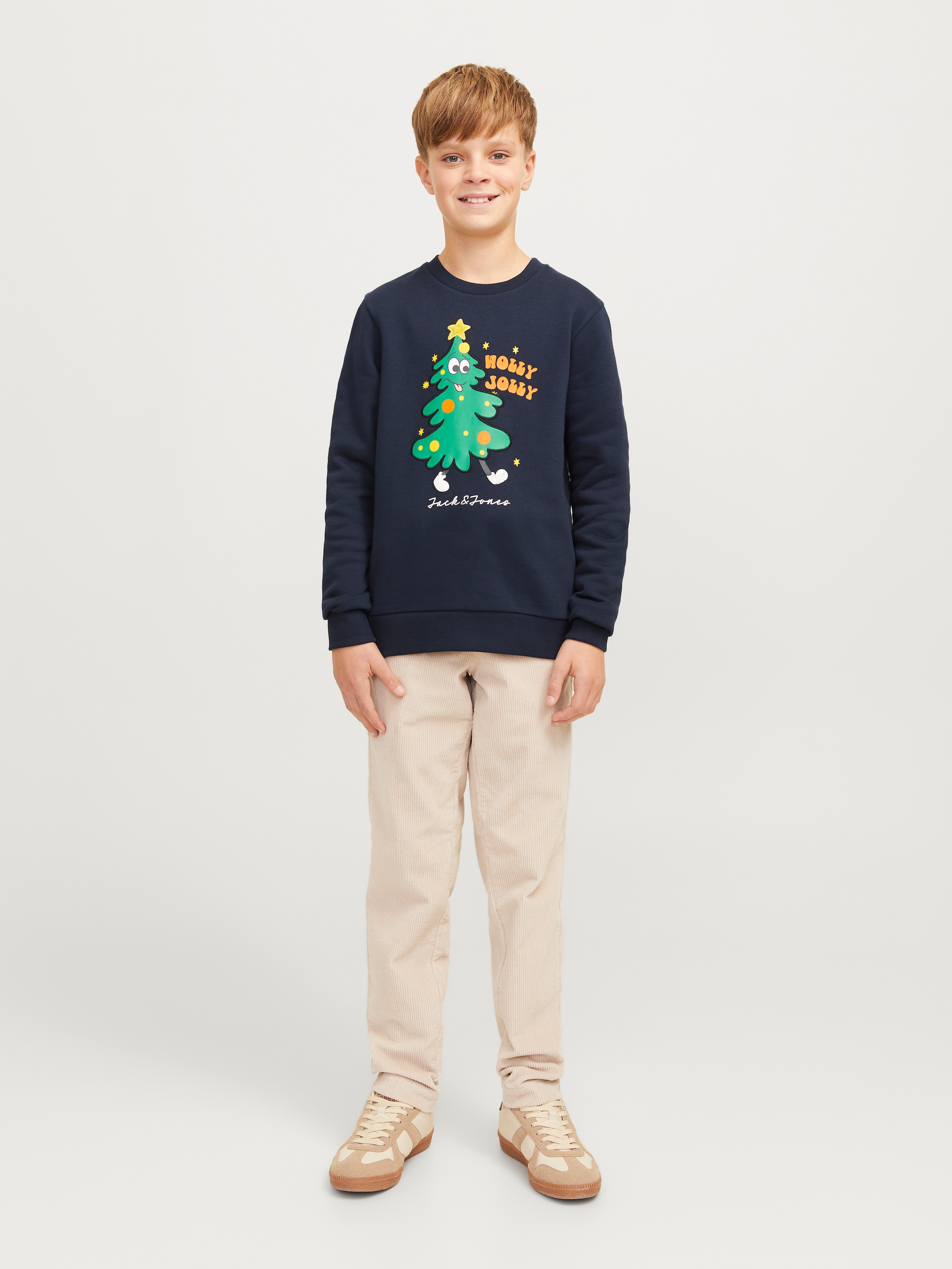 Jack & Jones Junior Sweatshirt »JJXMAS JOLLY SWEAT CREW NECK JNR«, mit Weihnachtsmotiven