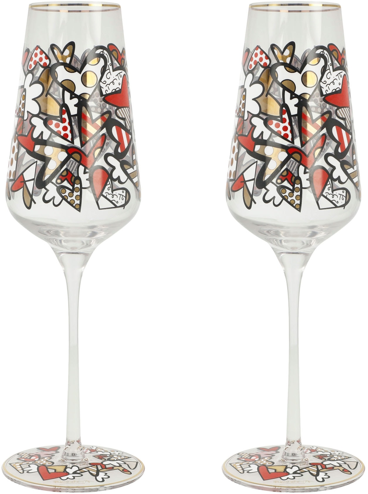 Goebel Sektglas »Sektglas Britto- All We Need Is Love« günstig online kaufen