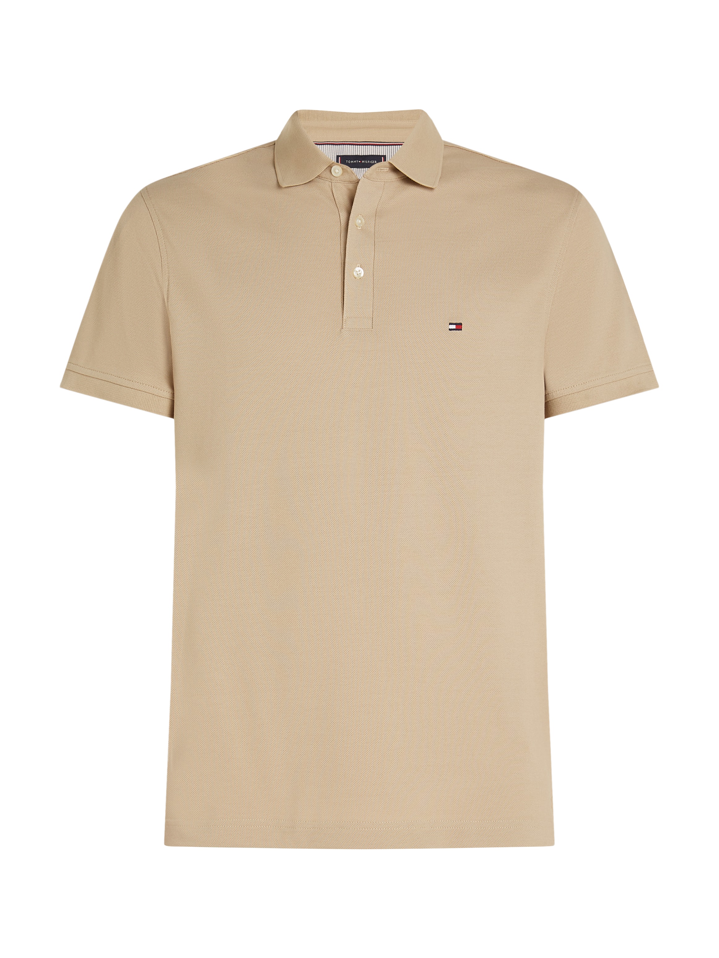Tommy Hilfiger Poloshirt »1985 SLIM POLO mit Stickerei und Piqué-Qualität« unifarben, casual, slim fit, Baumwollmix, Polokragen