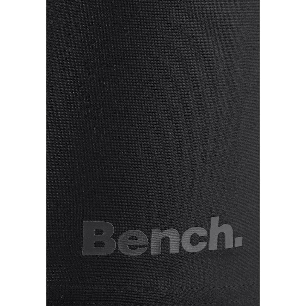 Bench. Boxer-Badehose, mit Logodruck