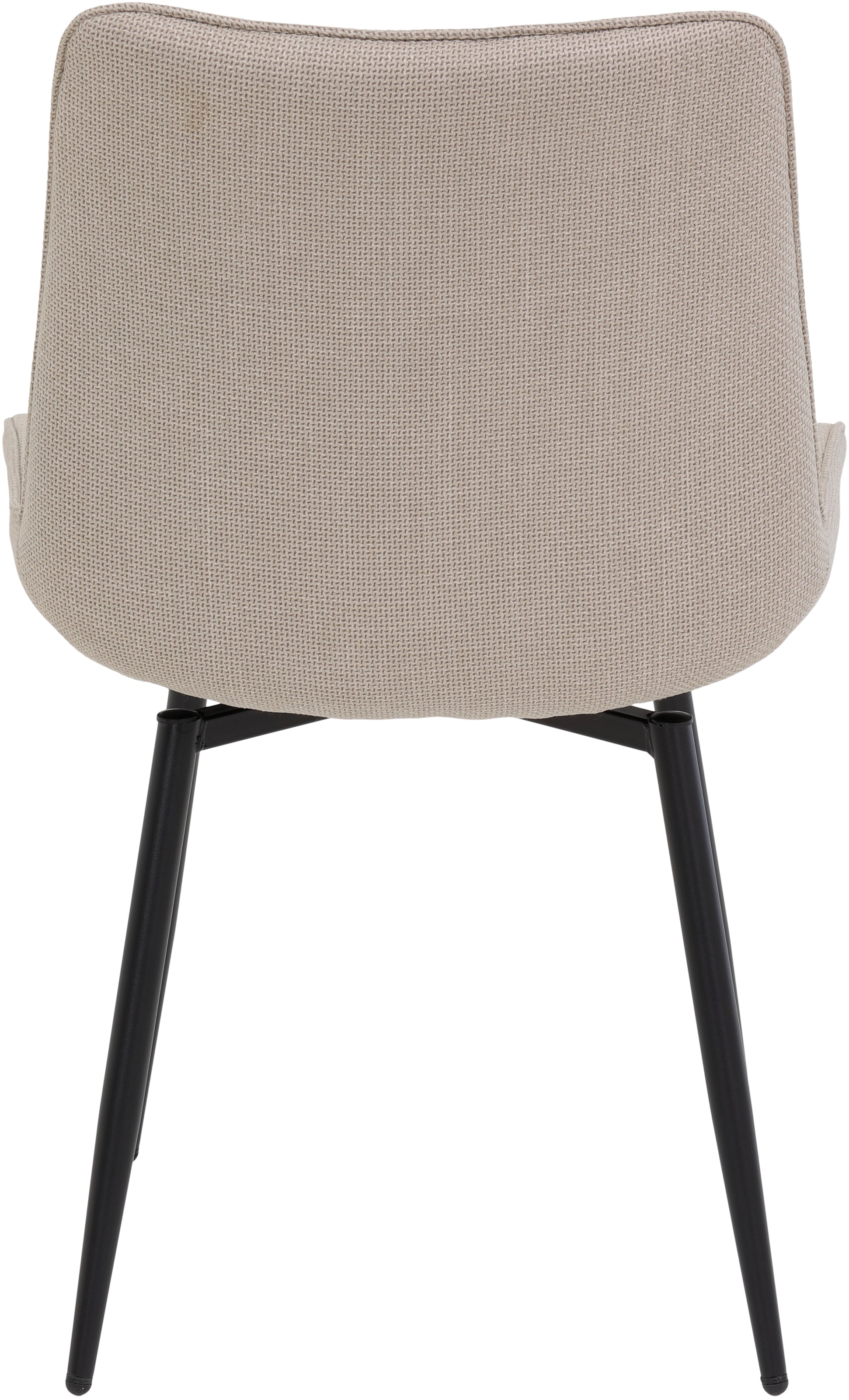 HELA Drehstuhl »Vierfußstuhl BERGEN«, (Set), 2 St., Webstoff, Esszimmerstuhl, XL-Sitzbreite, 360° drehbar