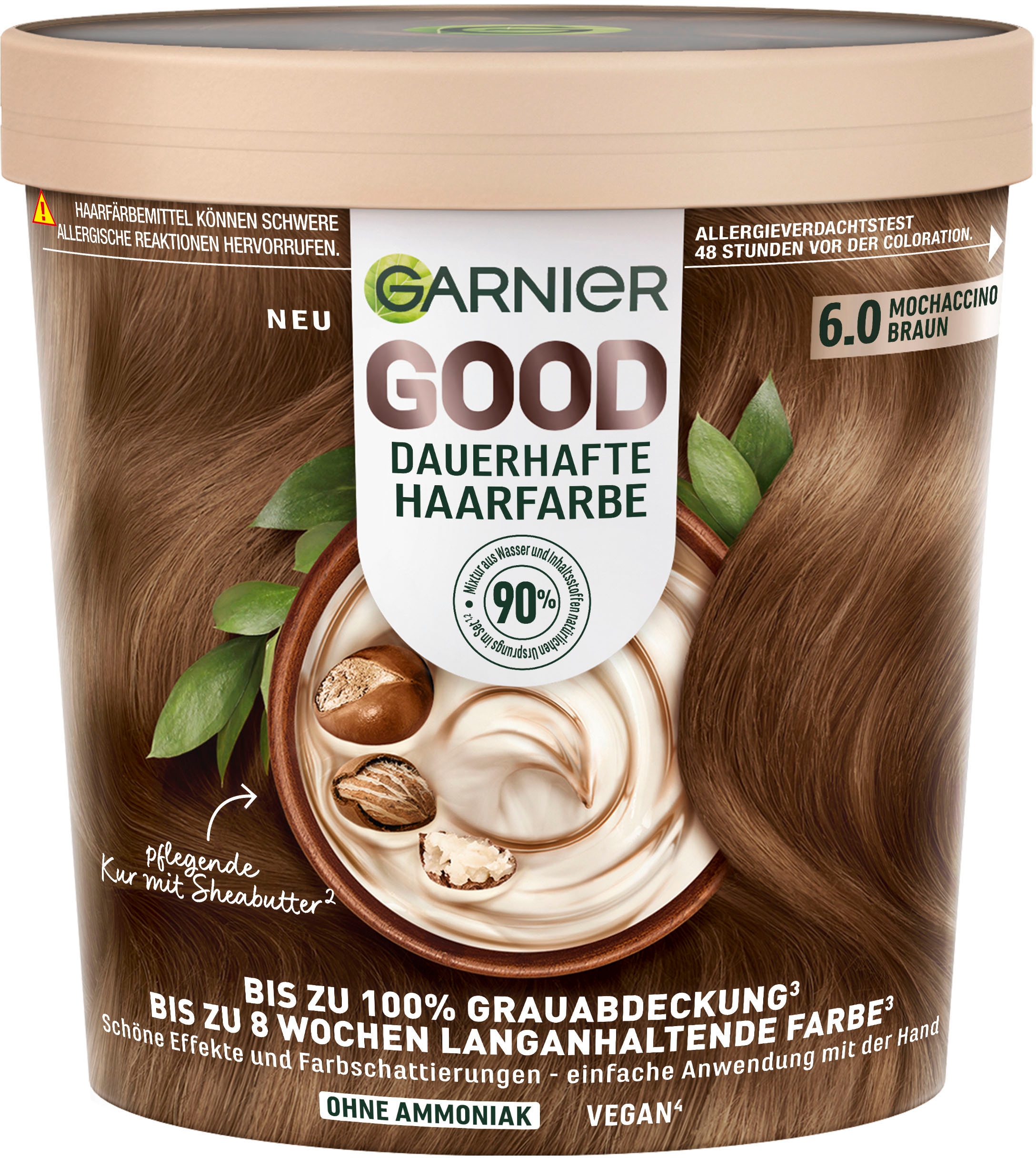 Coloration »Garnier GOOD Dauerhafte Haarfarbe«, mit pflegender Formel