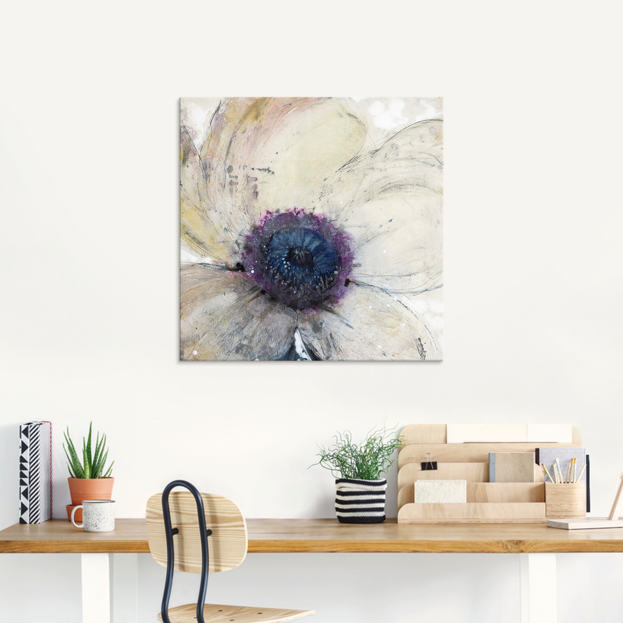 Artland Glasbild »Blumenfluss II« 1 Stk. tlg. in verschiedenen Größen günstig online kaufen