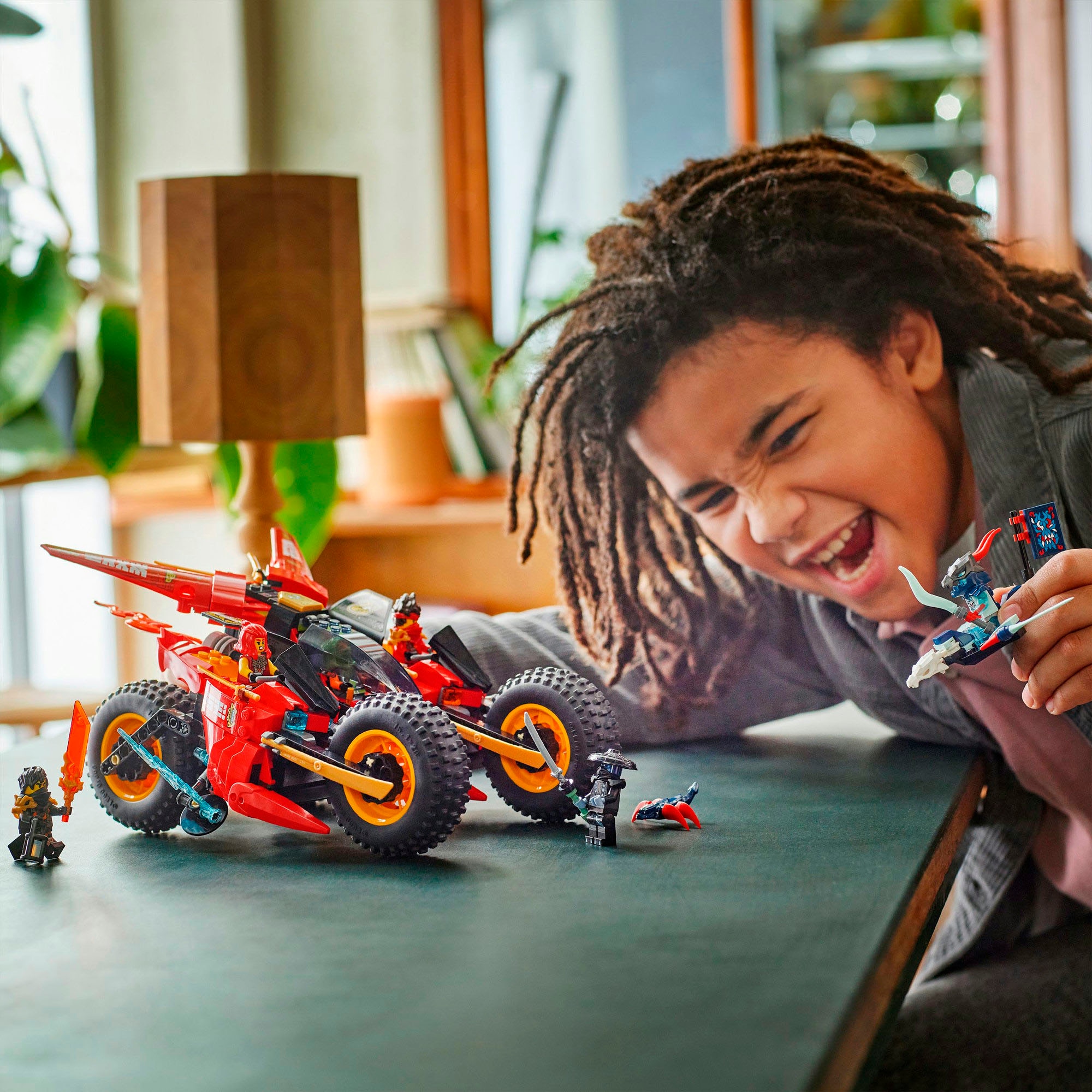 LEGO® Konstruktionsspielsteine »Ninja-Actionflitzer (71844), LEGO Ninjago«, (561 St.), Made in Europe