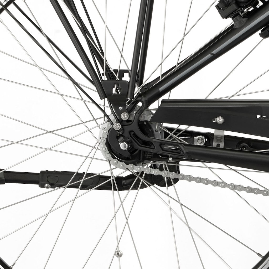 FISCHER Fahrrad E-Bike »CITA 4.1i«, 7 Gang, Shimano, Nexus, Mittelmotor 250 W, (mit Akku-Ladegerät-mit Werkzeug-mit Rahmenschloss)