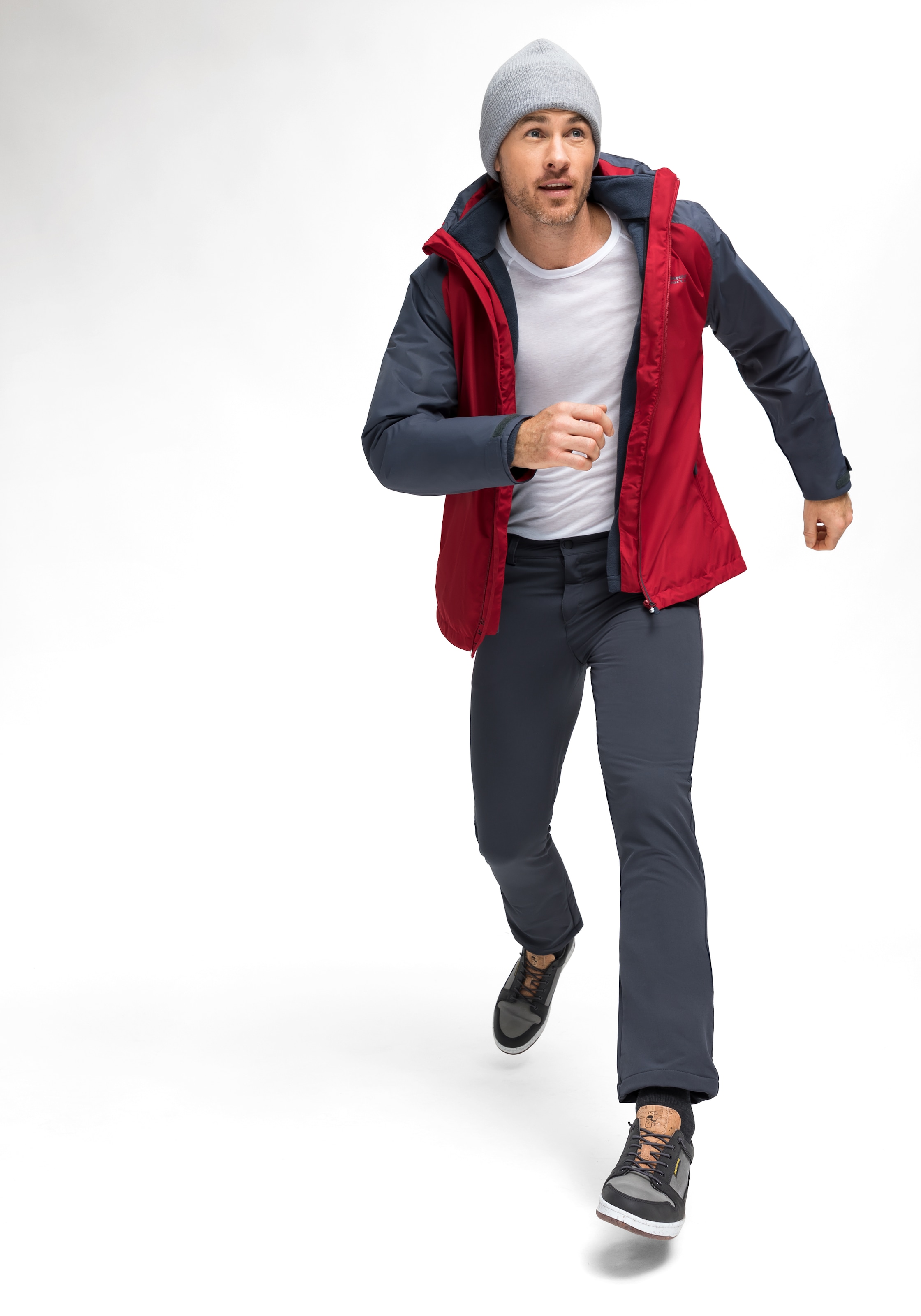 Maier Sports Funktionshose »Charles«, Herren Outdoorhose, elastische Hose mit Fleece Innenseite, Regular fit
