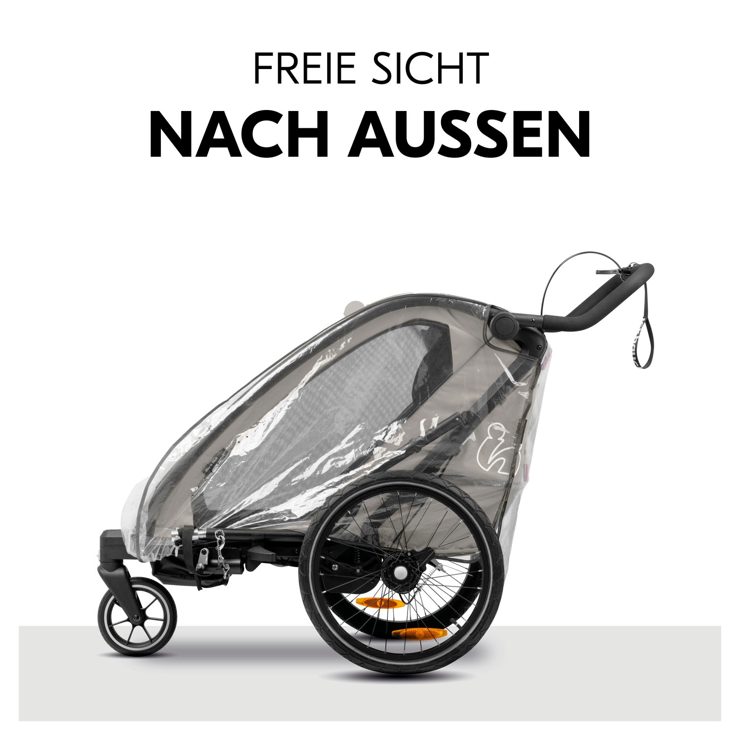 Hauck Regenverdeck »Bike N Walk Duo Raincover«, für Bike N Walk Fahrradanhänger