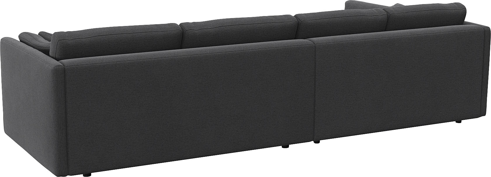 FLEXLUX Ecksofa »Lovane«, Weich & anschmiegsam, große Sitztiefe auf Kaltschaum, Dekokissen inkl.