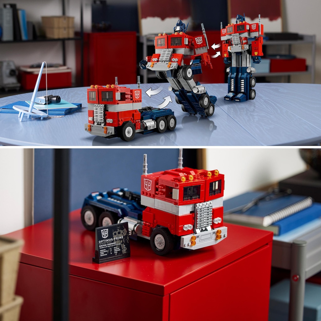 LEGO® Konstruktionsspielsteine »Optimus Prime (10302), LEGO® Icons«, (1508 St.)