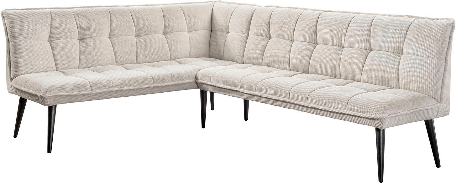 exxpo - sofa fashion Essbank hoher Sitzkomfort, bequem und elegant, hochwertige Detailverarbeitung
