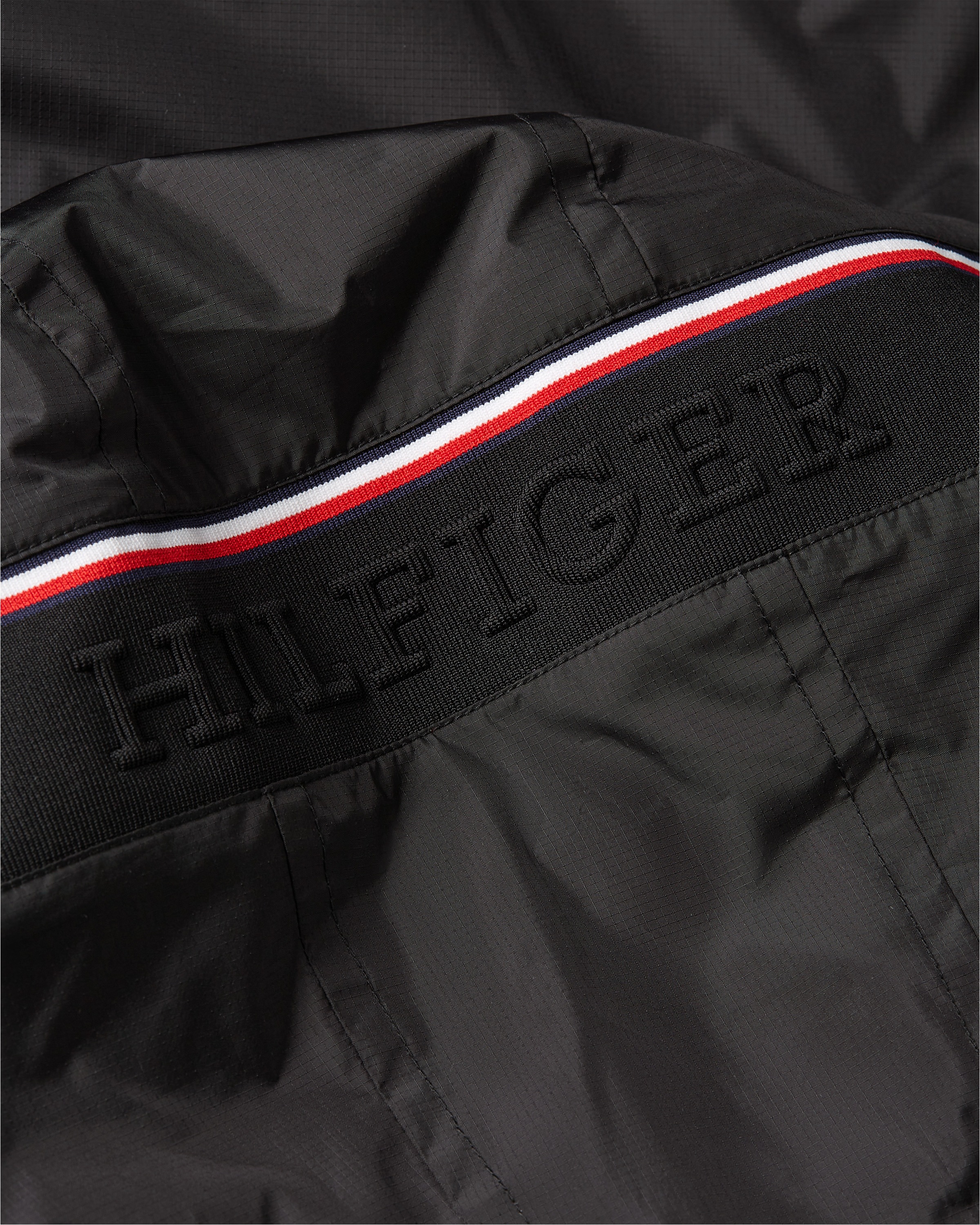 Tommy Hilfiger Blouson »RWB HOODED JACKET«, mit Kapuze, elastische Bündchen, wasserabweisend
