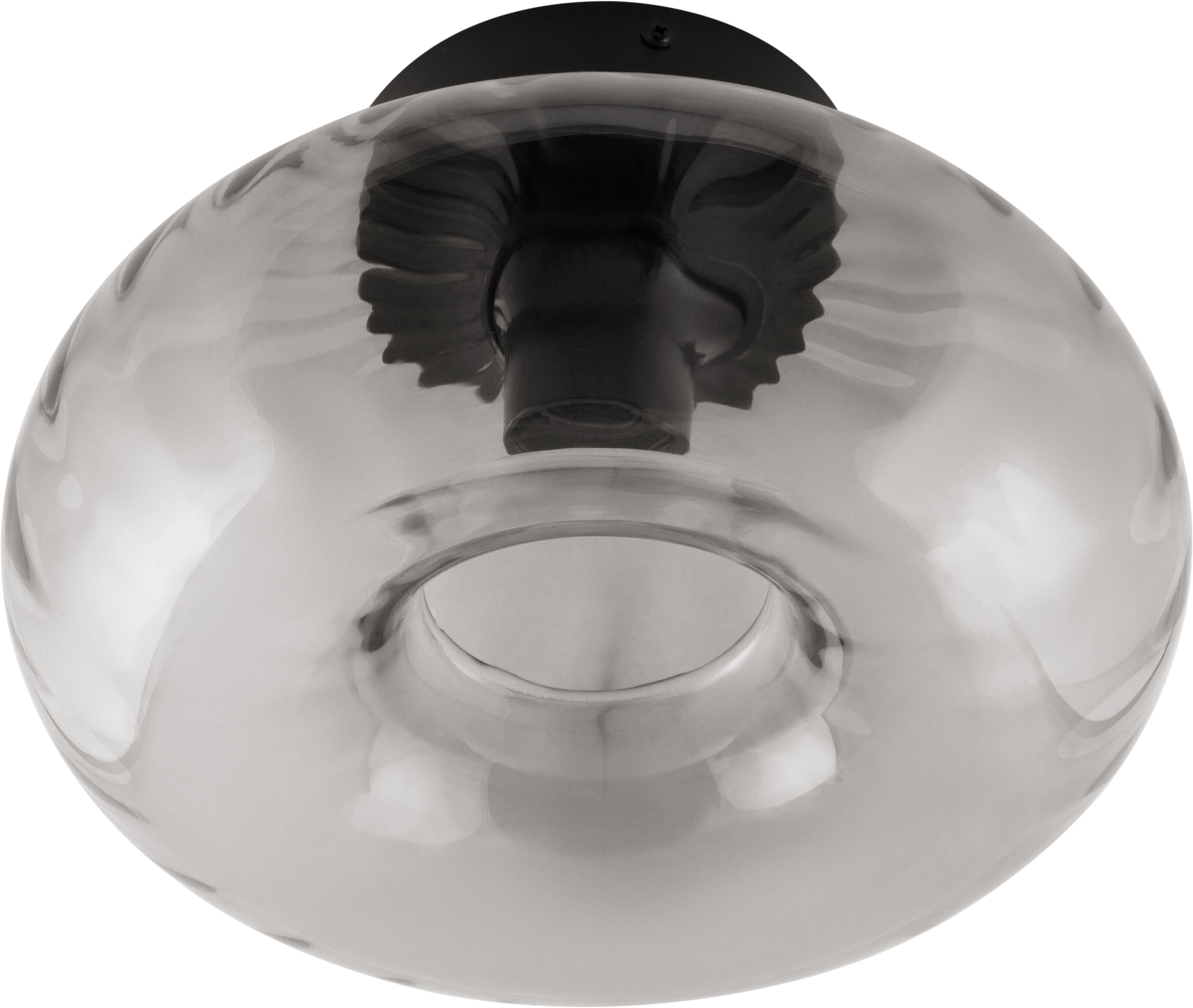 Osram Deckenleuchte »Decor Smoke Glass« E27 1 Stk. schwarz, E27, Stahl und Glas