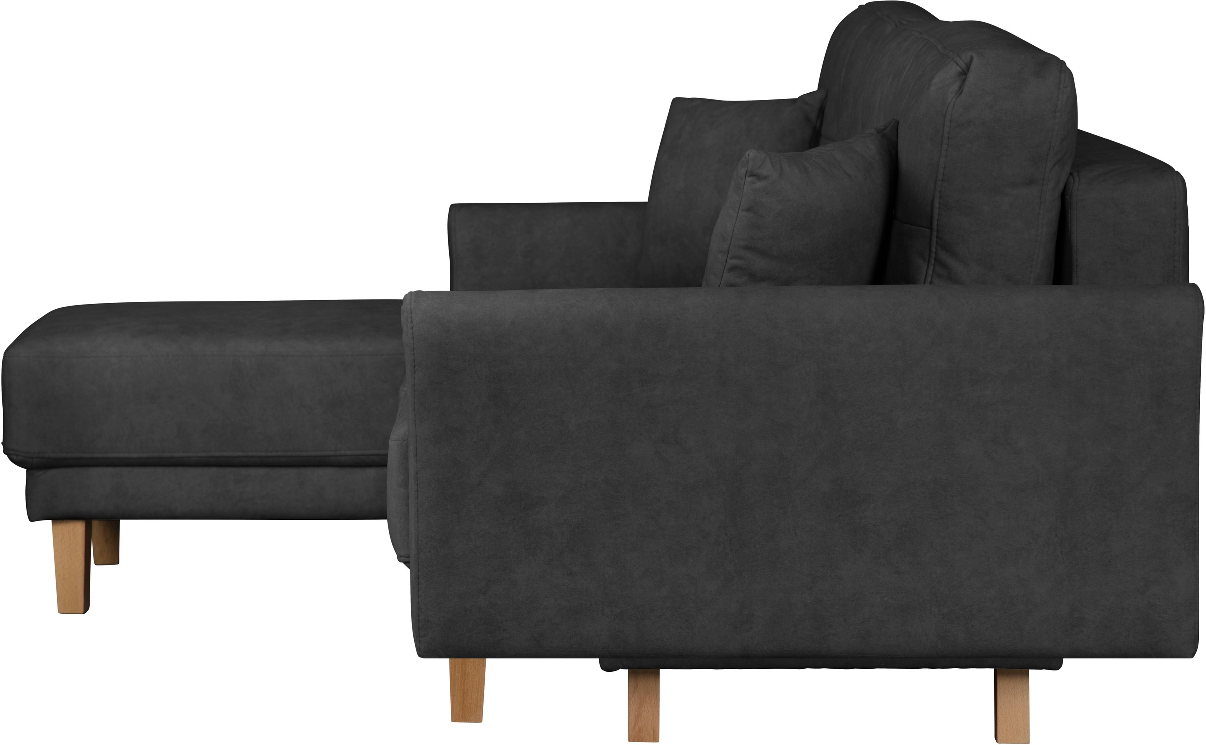 Home affaire Ecksofa »TRIPLO optionale Schlafsofa mit Bettkasten, Maße B/T/H: 234/164/89 cm«, L-Form wahlweise mit Bettfunktion - Liegefläche 132x210 cm