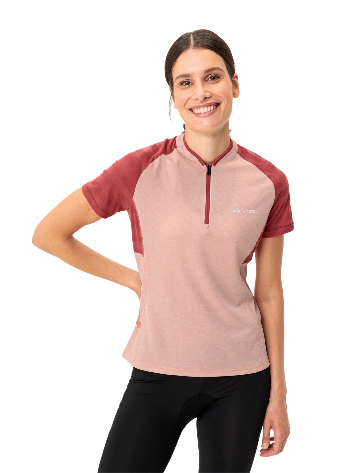 VAUDE Radtrikot, Fahrradshirt mit Materialeinsätzen