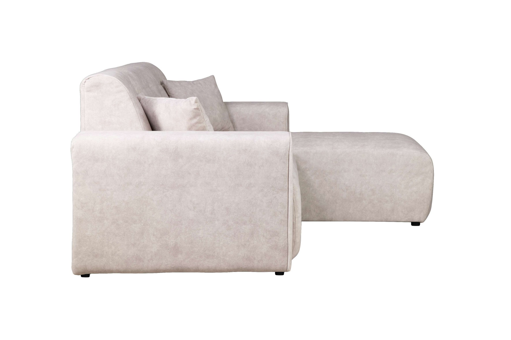 Home affaire Ecksofa »Nosia L-Form«, incl. 2 Zierkissen, mit feiner Steppung