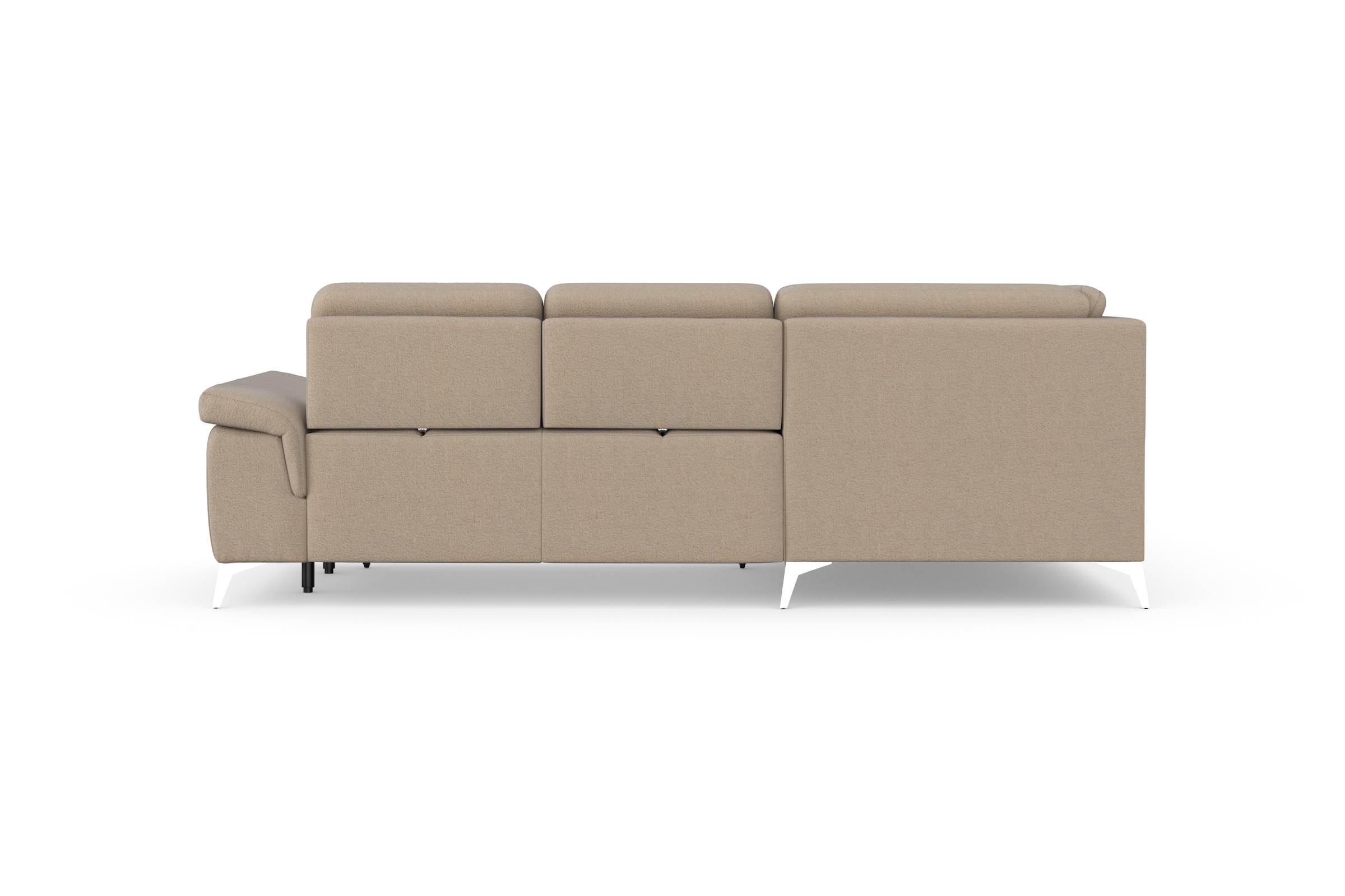 sit&more Ecksofa »Padua L-Form«, inklusive Sitztiefenverstellung, Armteilfunktion und Federkern