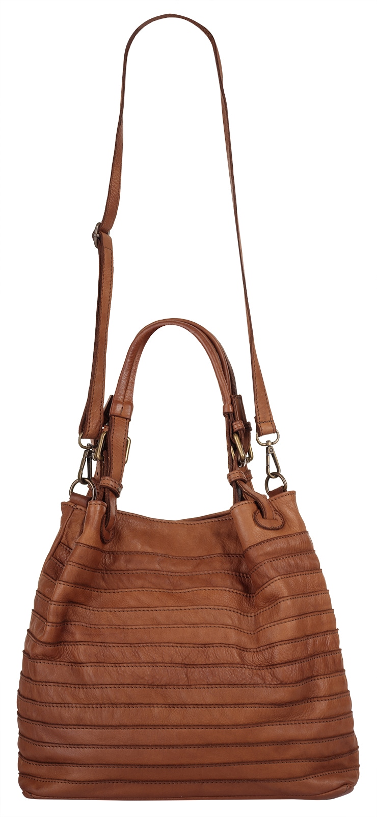 Samantha Look Shopper, echt Leder, Made in Italy