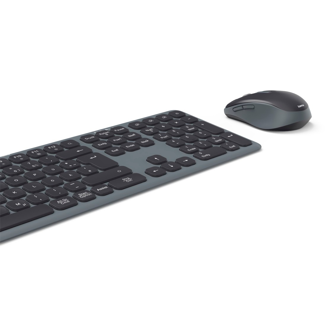 Hama Tastatur- und Maus-Set »Tastatur und Maus kabellos (Multi Device 2,4GHz, 2x Bluetooth, QWERTZ)«