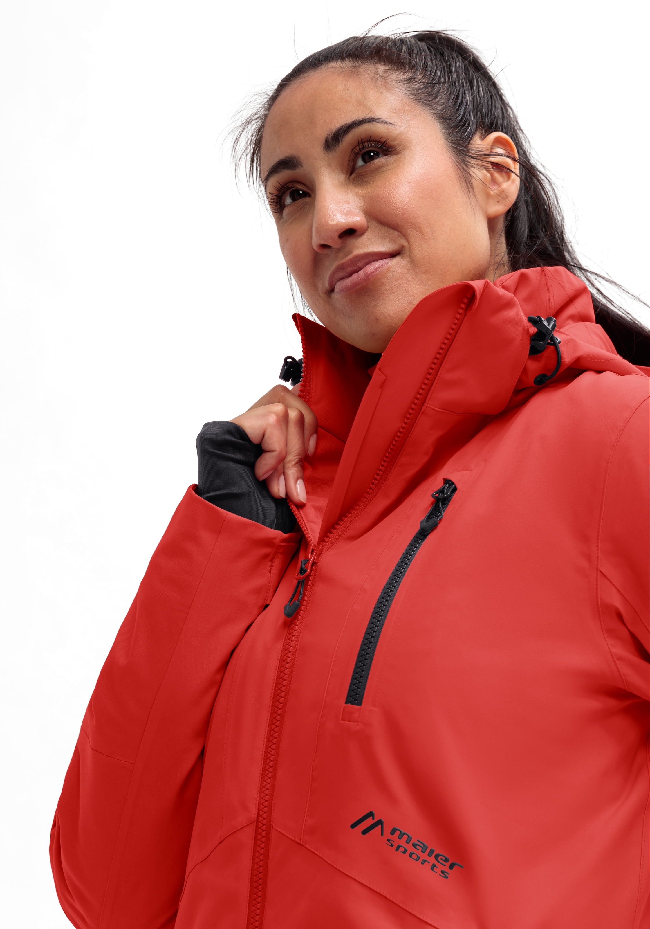 Maier Sports »Straja« Damen Winterjacke, wind/wasserdicht, 3 RV-Taschen und Kapuze