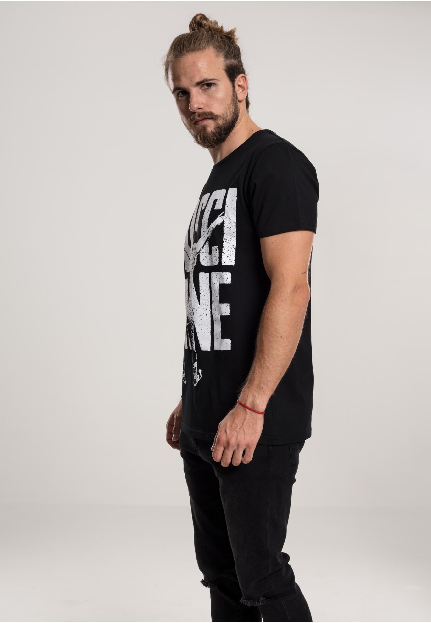 Merchcode Kurzarmshirt »Merchcode Herren Gucci Mane Guwop Stance Tee« 1 Stk. tlg.